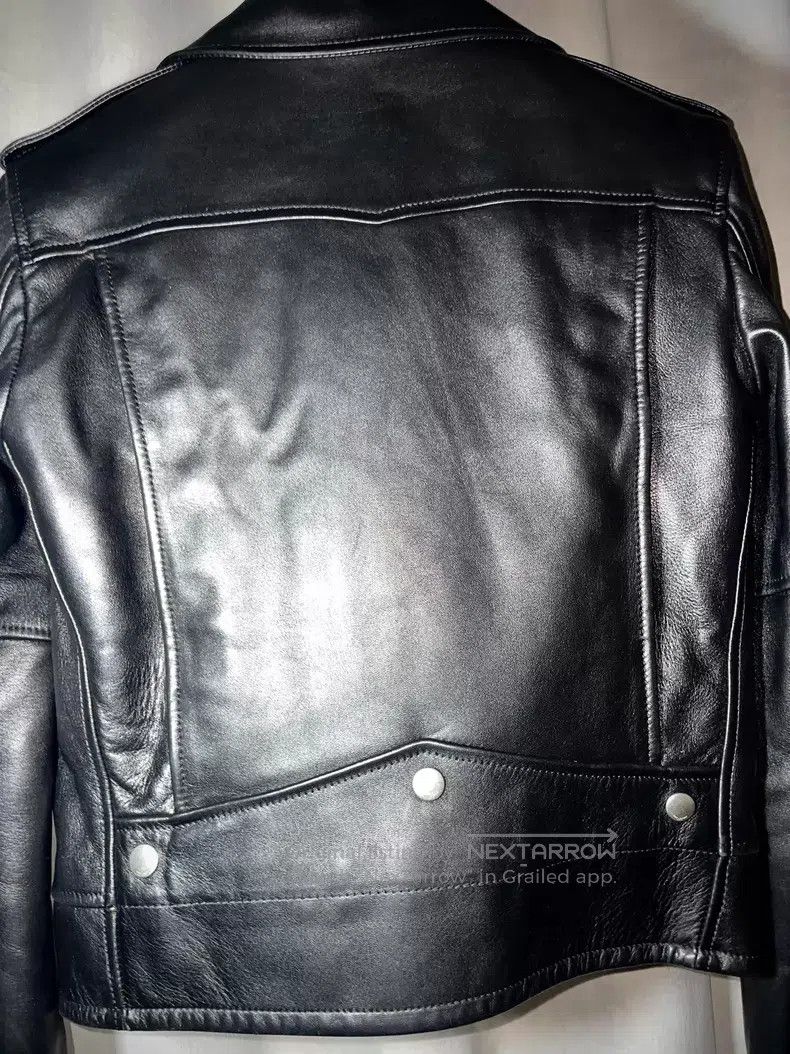 Saint Laurent Paris Saint Laurent Paris Moto Leather Jacket i Size XS / US 0-2 / IT 36-38 - 4 Thumbnail