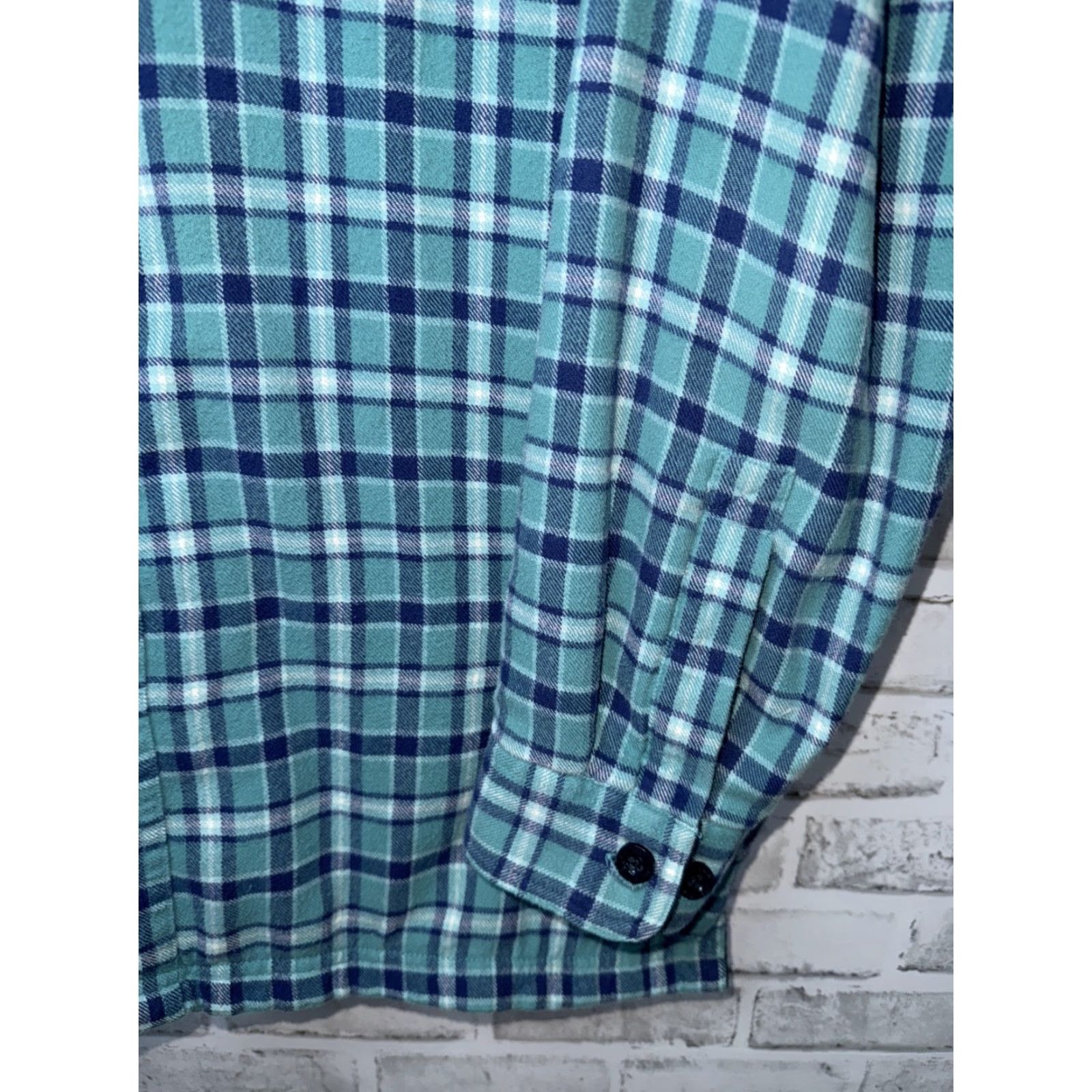 Vintage LL Bean Shirt Jacket Plaid Flannel Fleece Lined Blue Mens M Traditional Fit Jacket Size US M / EU 48-50 / 2 - 4 Thumbnail