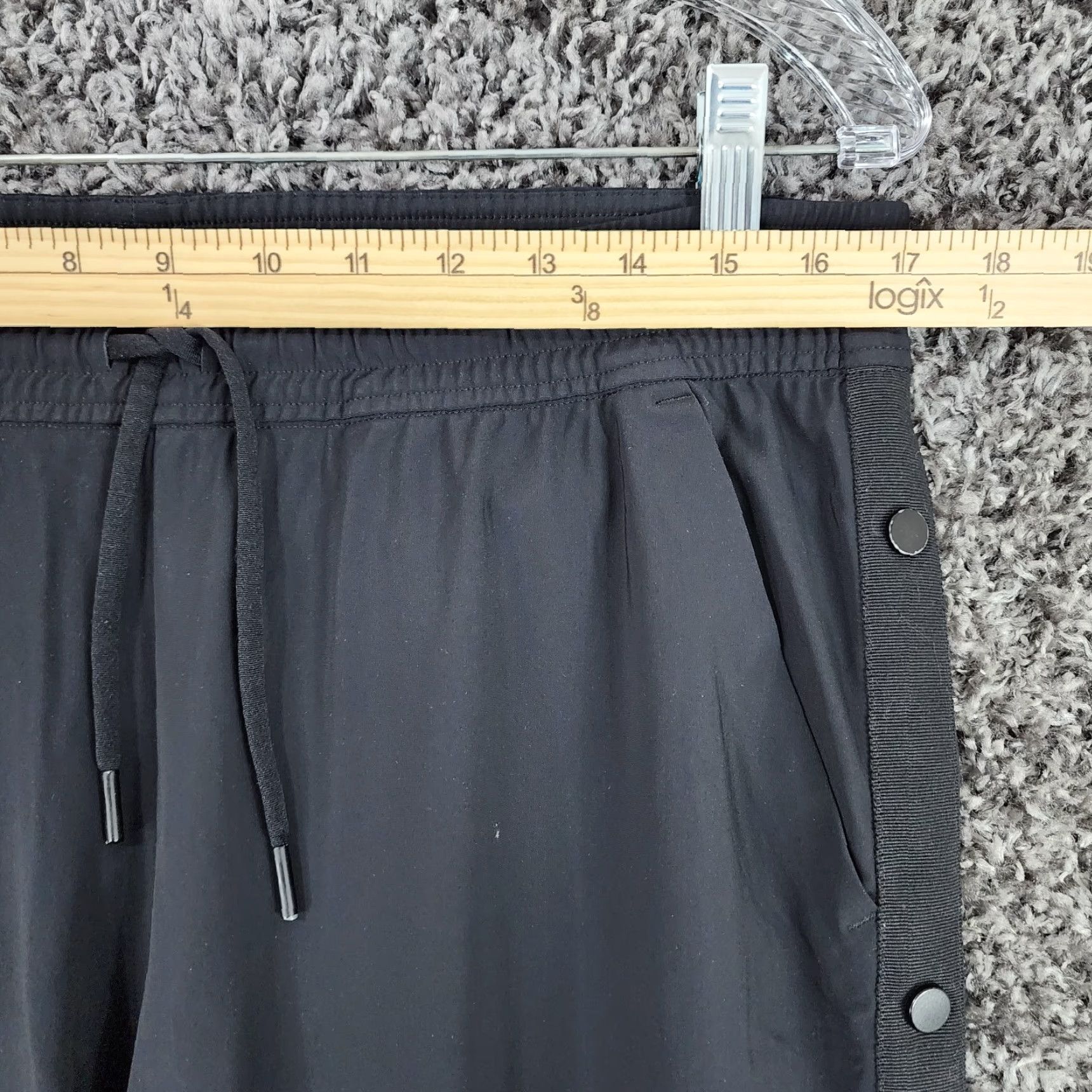 Athleta ATHLETA Women's Black Nylon Spandex Track Pants Activewear Size M Size 32" / US 10 / IT 46 - 4 Thumbnail