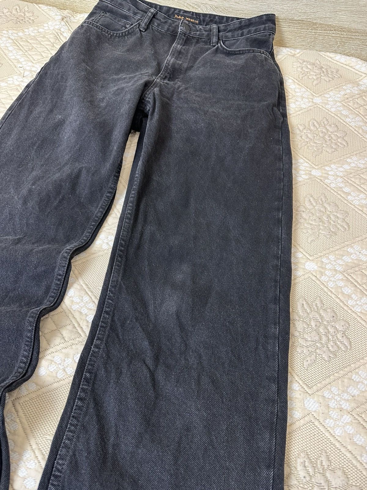 Nudie Jeans 🔥 Nudie Jeans Clean Eileen Loose Fit Wide Pants Denim 29x28 Size 28" / US 6 / IT 42 - 5 Thumbnail