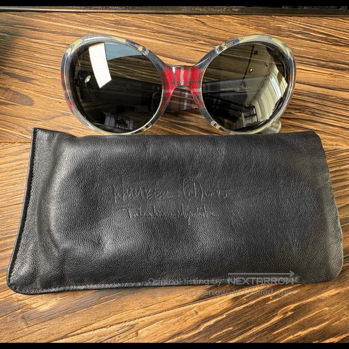 Number (N)ine One size Number Nine 05SS Plaid Sunglasses mojos9201020. Size ONE SIZE - 2 Thumbnail