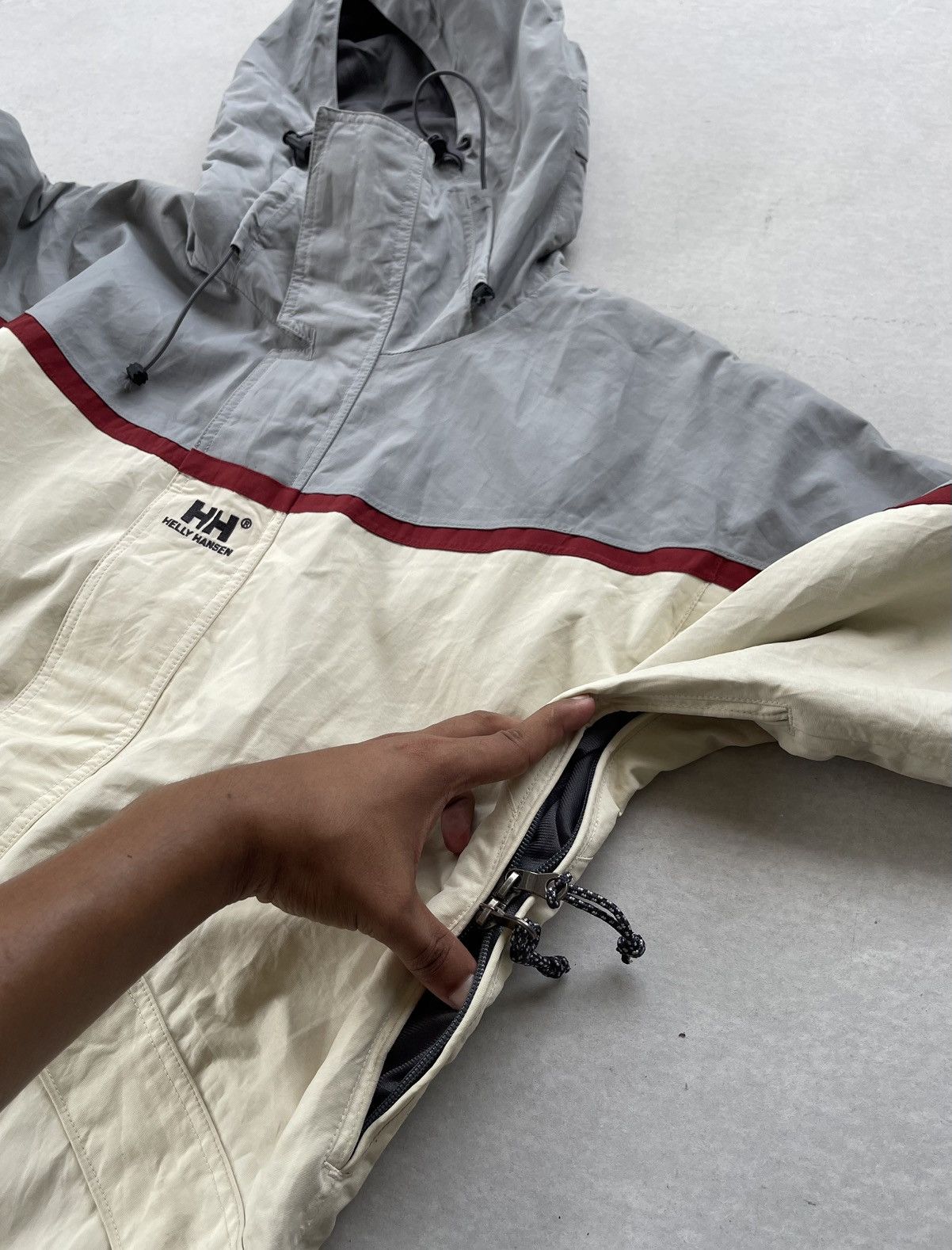 Helly Hansen 🔥VINTAGE HELLY HANSEN TECH WATERPROOF HOOD OUTDOOR JACKET Size US M / EU 48-50 / 2 - 8 Thumbnail