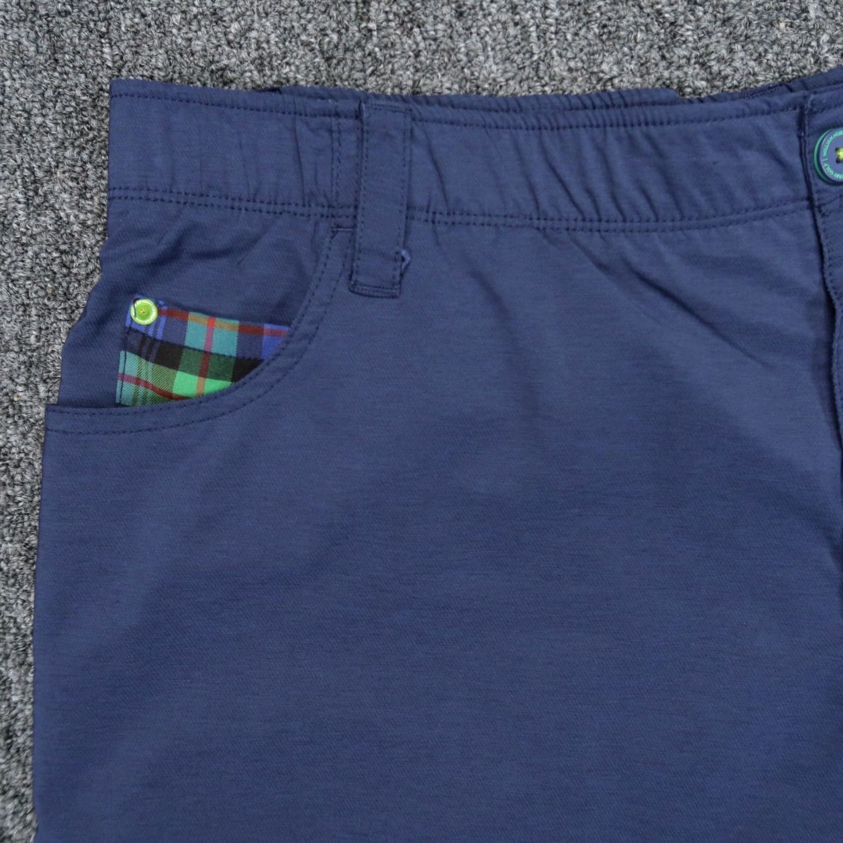 Vintage William Murray Shorts Mens 40 Blue Performance Classic Club Straight Fit Golf Shirt? Size US 40 / EU 56 - 2 Thumbnail