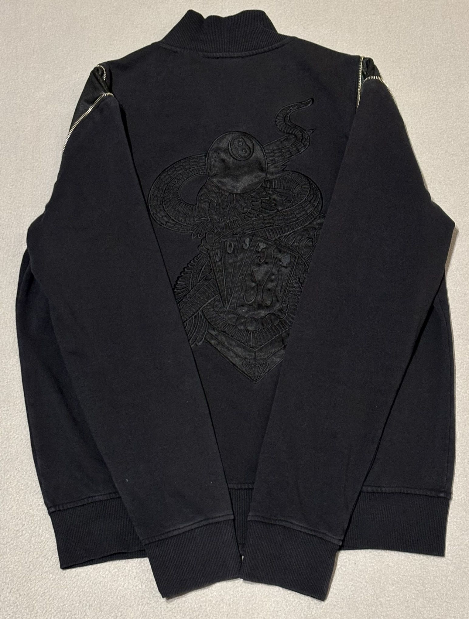 Just Cavalli Just Cavalli Snake Bomber Black Jacket size. XL Size US XL / EU 56 / 4 - 12 Thumbnail