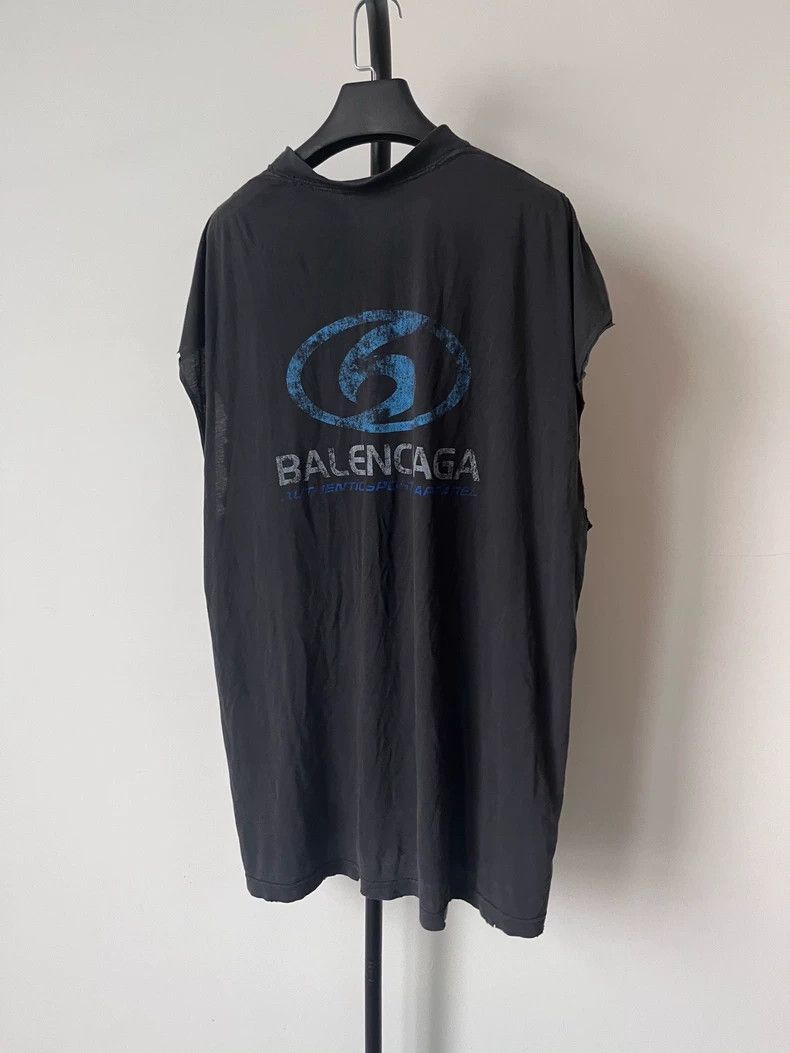 Balenciaga Balenciaga Balenciaga Men's Black Short Sleeve TShirt -250 Size US M / EU 48-50 / 2 - 2 Thumbnail
