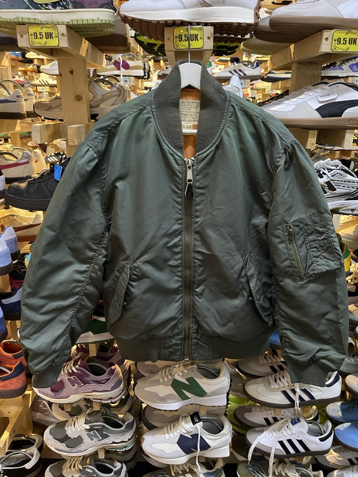 Japanese Brand × Vintage The Self Expression Bomber Jacket Size US L / EU 52-54 / 3 - 1 Thumbnail