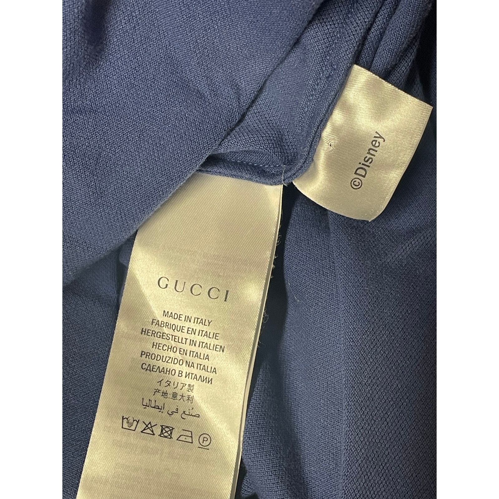 Gucci 2019 Gucci x Disney The Three Little Pigs Color Block Polo Size US XS / EU 42 / 0 - 4 Thumbnail