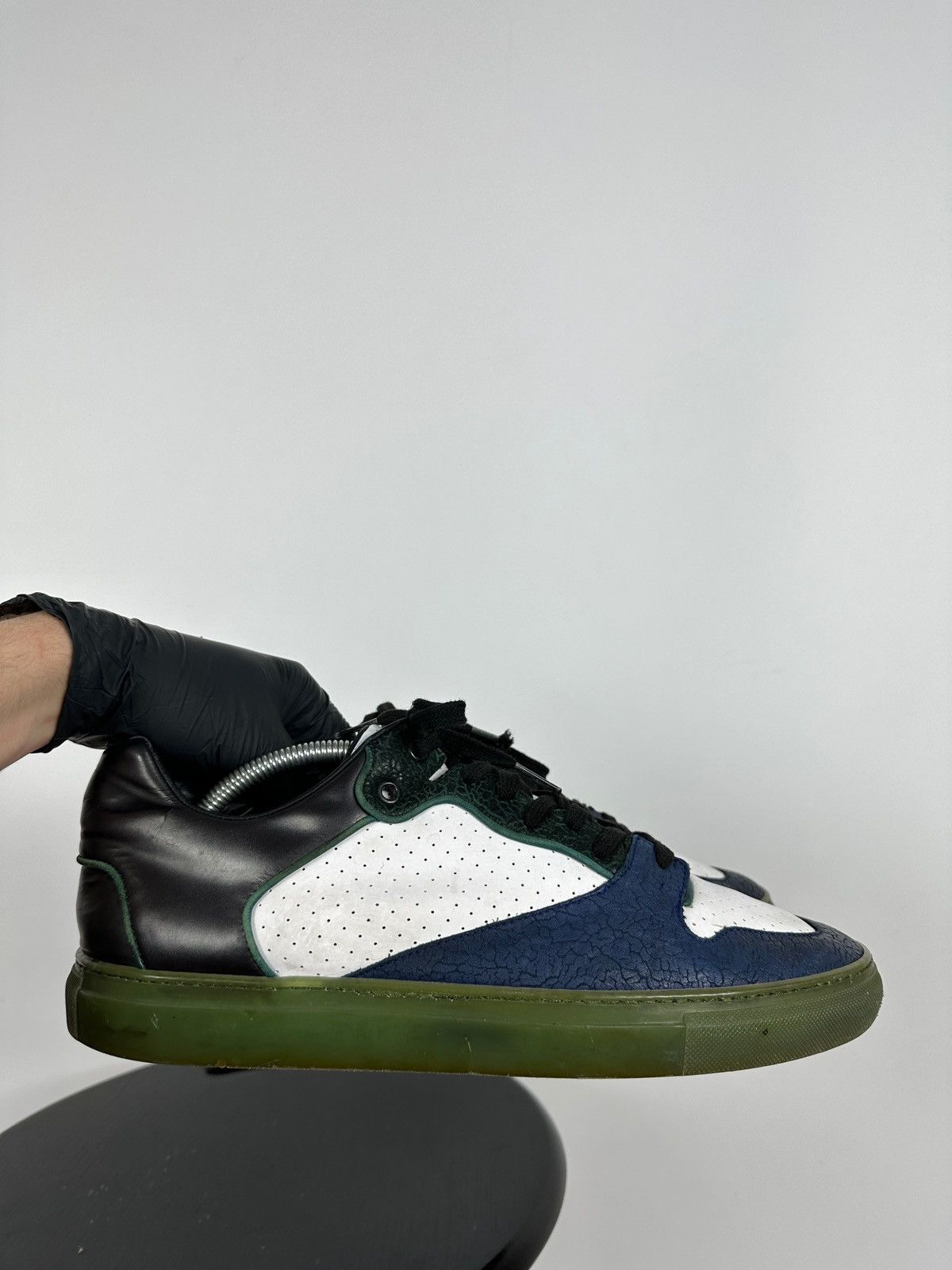 Balenciaga Panelled Low Top Sneakers