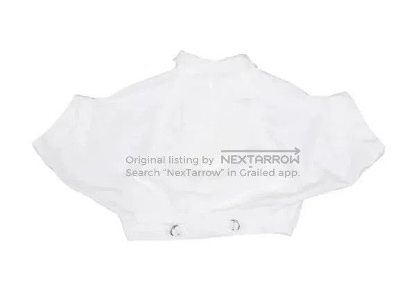 Comme des Garcons Comme Des Garcons White Retro Double-breasted Short Top Size M / US 6-8 / IT 42-44 - 3 Thumbnail