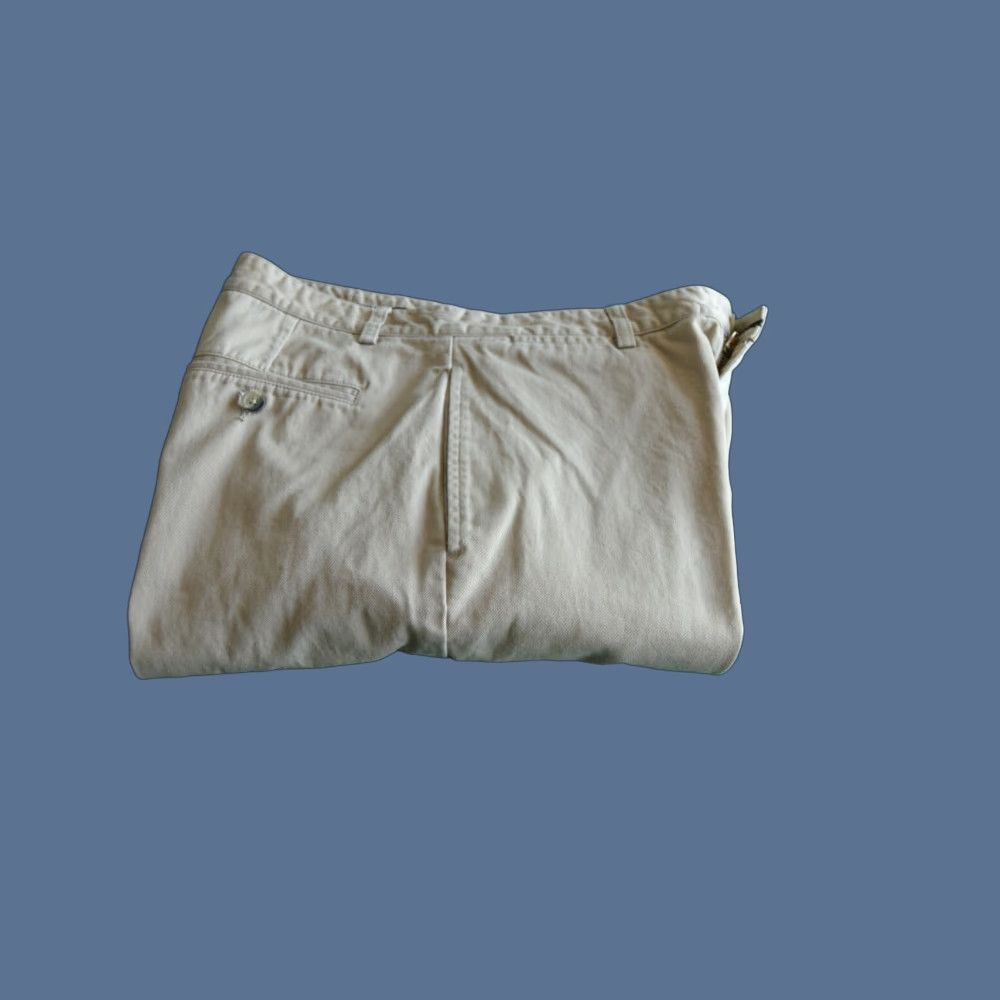 Vintage VINTAGE OLD SCHOOL Clothing Company Khaki Chino Tan 100% Cotton Pants 32 Beige Mens Pants Regular Size 32 Cotton Chino Tan Beige 90s? Size US 34 / EU 50 - 1 Thumbnail