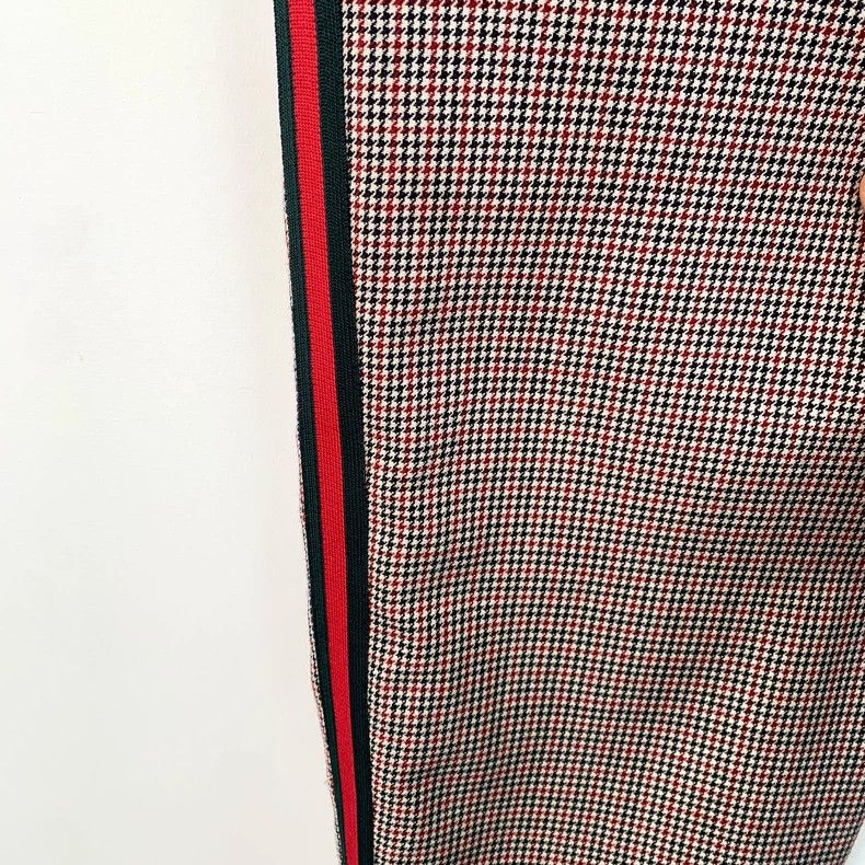 Gucci GucciColor-blocked striped check check drawstring cotton ca Size US 34 / EU 50 - 4 Thumbnail