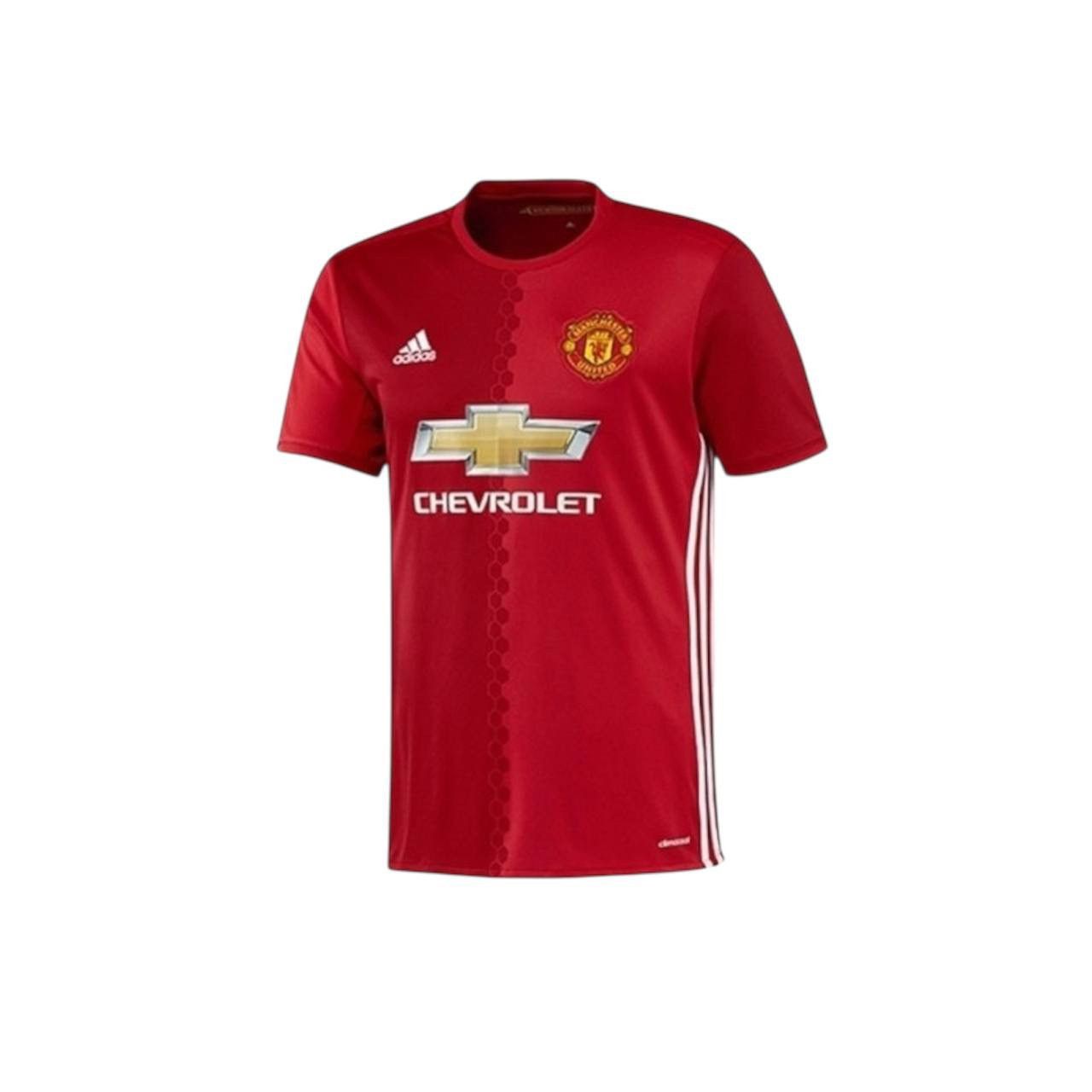 Adidas 2016 MANCHESTER UNITED ADIDAS HOME SOCCER FOOTBALL JERSEY S Size US S / EU 44-46 / 1 - 1 Thumbnail