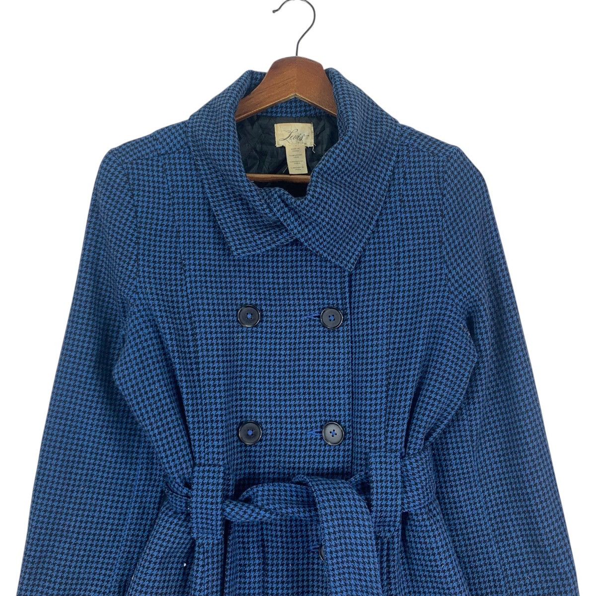 Levi's Vintage Levi’s Tartan Style Wool Trench Coat With Belt Size US S / EU 44-46 / 1 - 2 Thumbnail