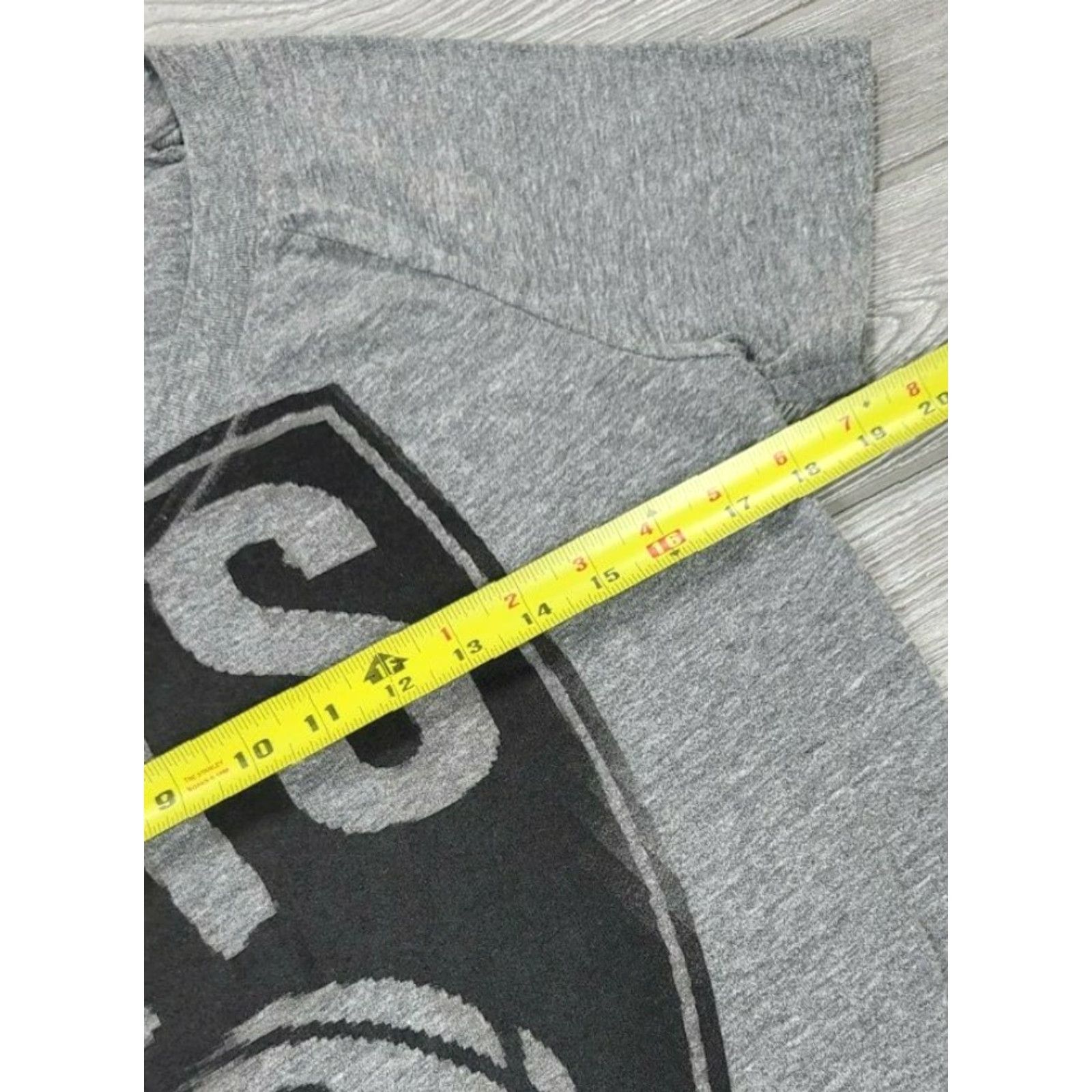Adidas Adidas Womens NBA Brooklyn Nets Gray V-Neck T-Shirt Large Logo Short Sleeve Size L / US 10 / IT 46 - 8 Thumbnail