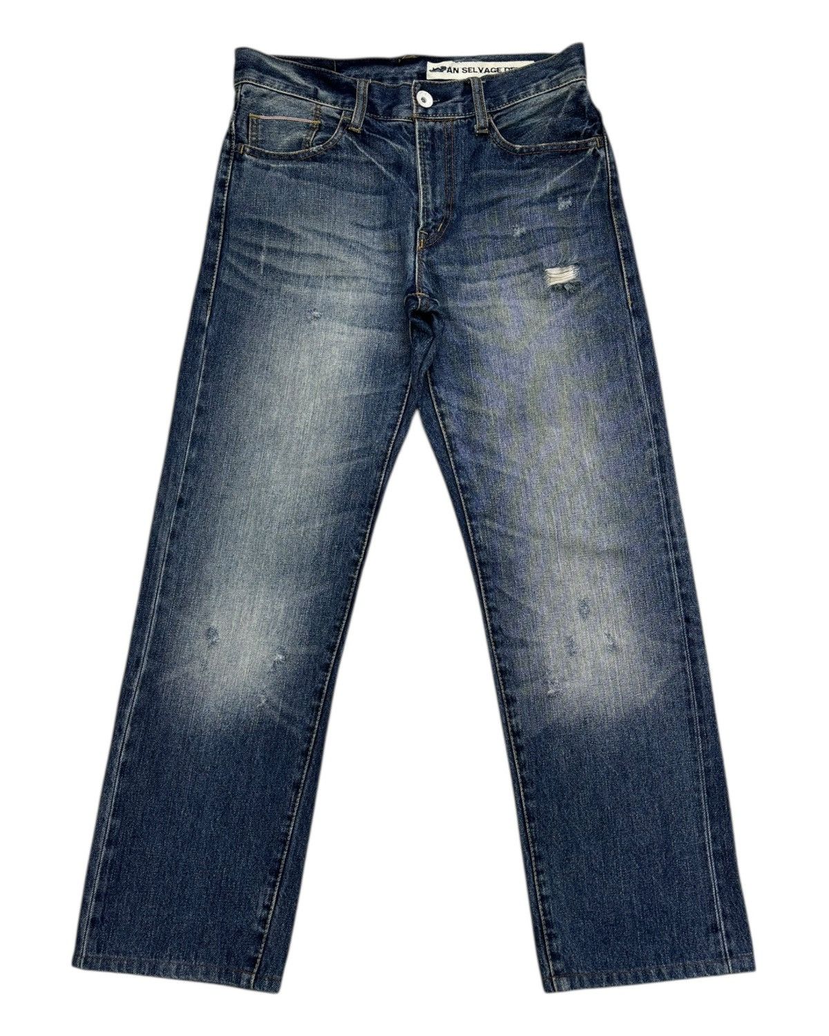 Japanese Brand Rush Hour JAPAN SELVAGE DENIM Jeans Size US 30 / EU 46 - 7 Thumbnail