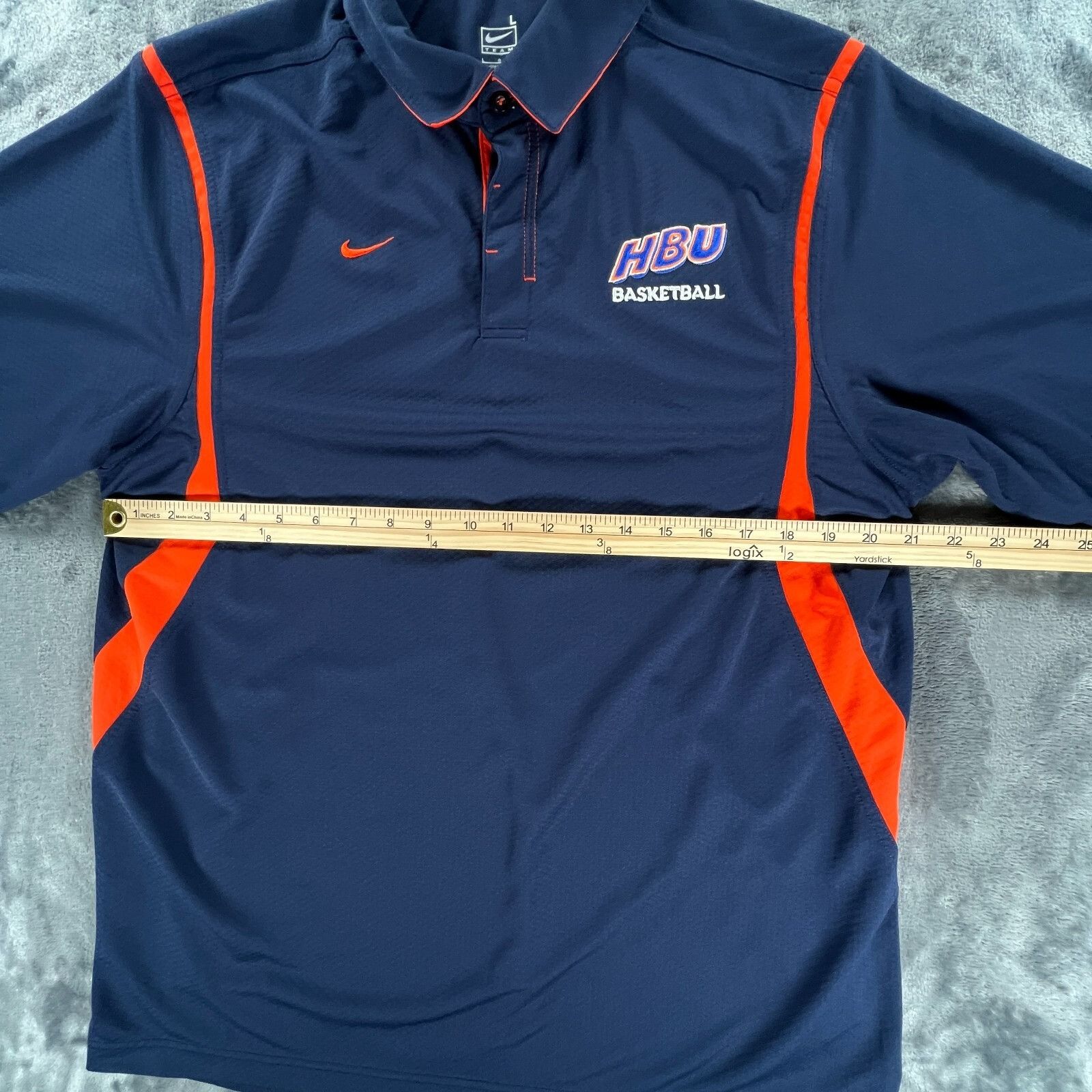Nike Nike Team Basketball Polo Shirt Men L Houston Christian Husk Size US L / EU 52-54 / 3 - 5 Thumbnail