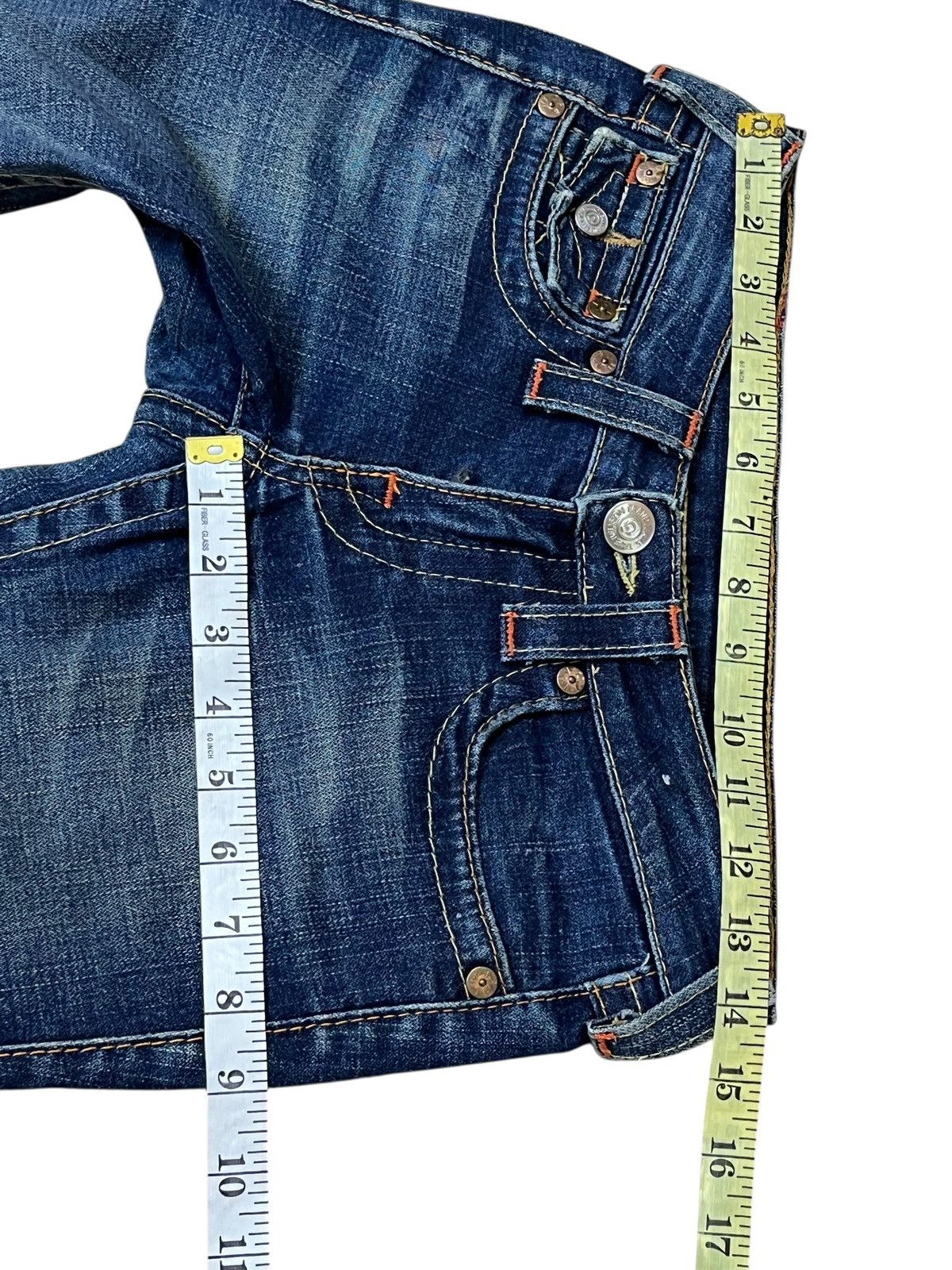 True Religion SICK🔥TRUE RELIGION JOEY flared low rise jeans Size US 28 / EU 44 - 17 Thumbnail