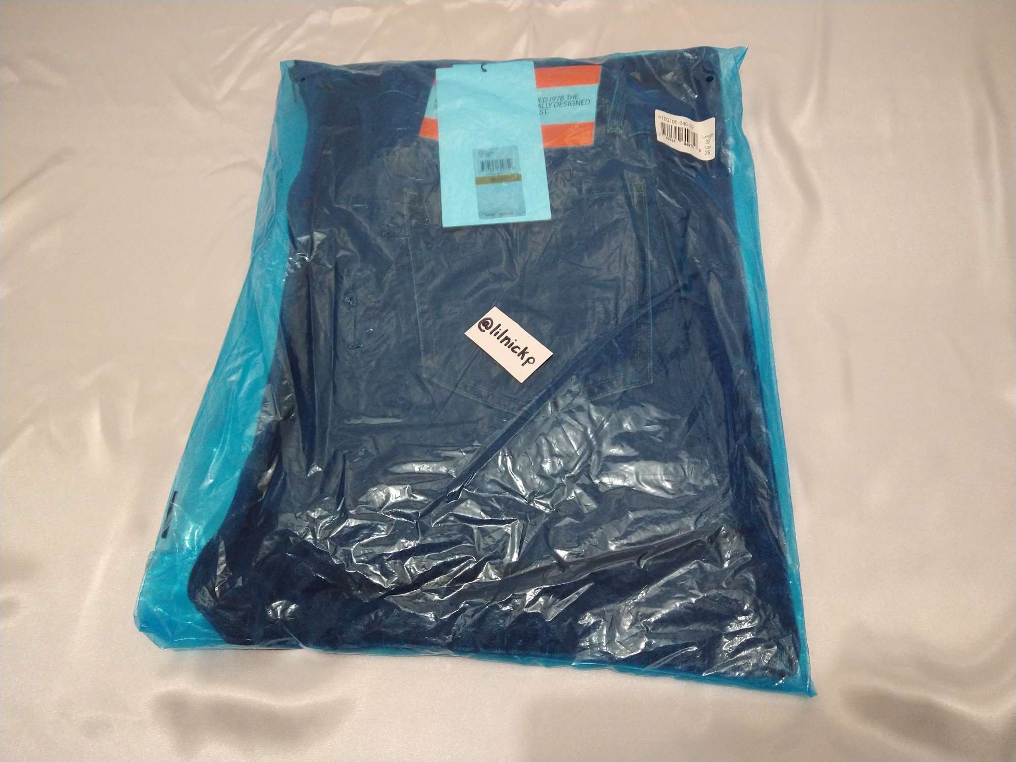 Calvin Klein 205W39NYC EST. 1978 Narrow Leg Apollo Blue Jeans Size US 29 - 11 Thumbnail