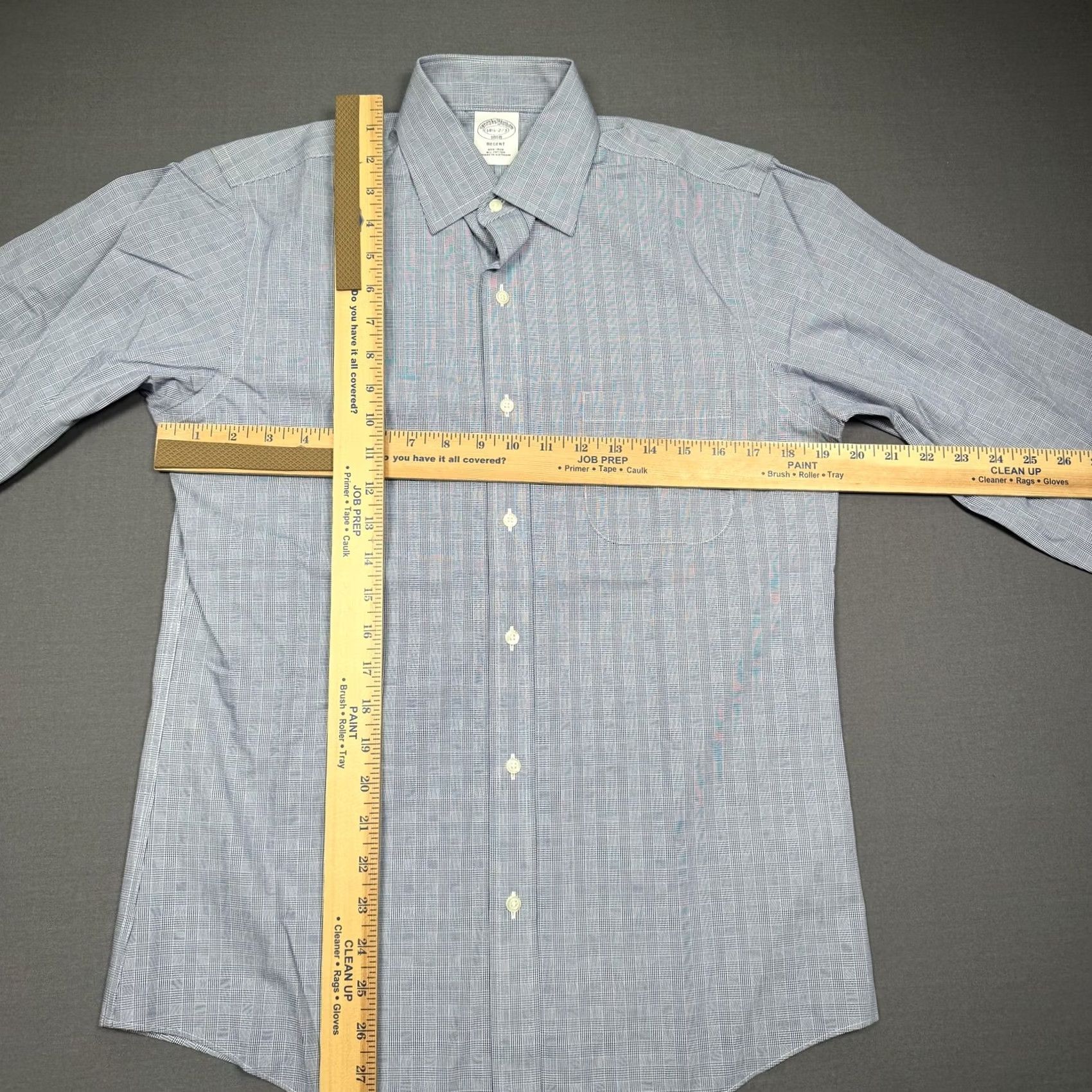 Brooks Brothers Brooks Brothers Non Iron Check Long Sleeve Button Up Shirt Mens Small Size US S / EU 44-46 / 1 - 3 Thumbnail