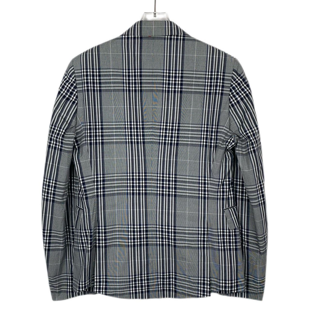 Moncler Moncler Grey Checkered Cotton Blazer Size US XS / EU 42 / 0 - 2 Thumbnail