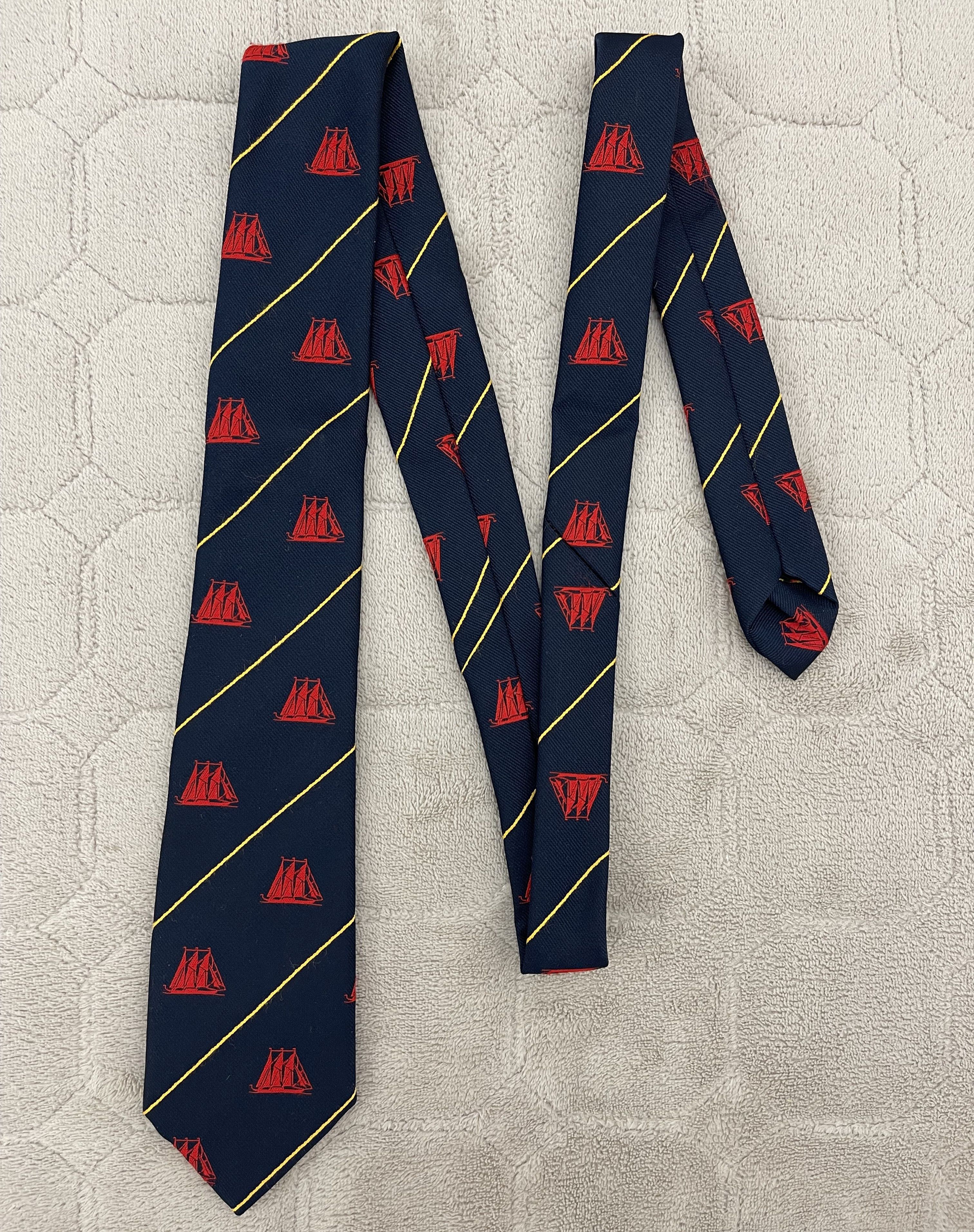 Vintage Mancunian Vintage Tie Ships Size ONE SIZE - 1 Thumbnail