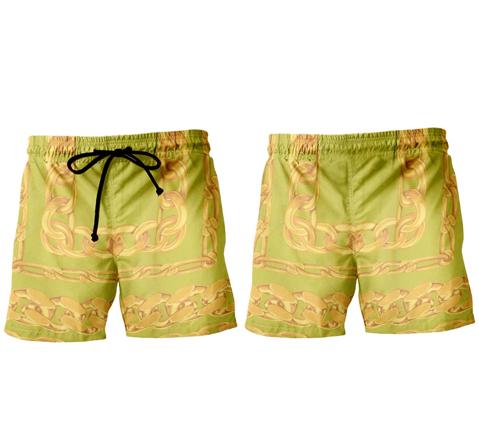 Designer Medusa Chains Shorts Size US 28 / EU 44 - 3 Thumbnail