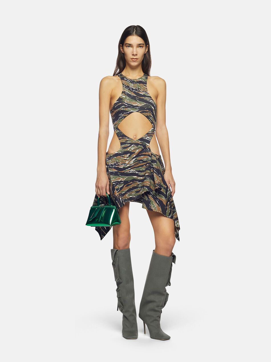 The Attico o1mle0525 Magnolia Mini Dress in Multi Size M / US 6-8 / IT 42-44 - 2 Thumbnail