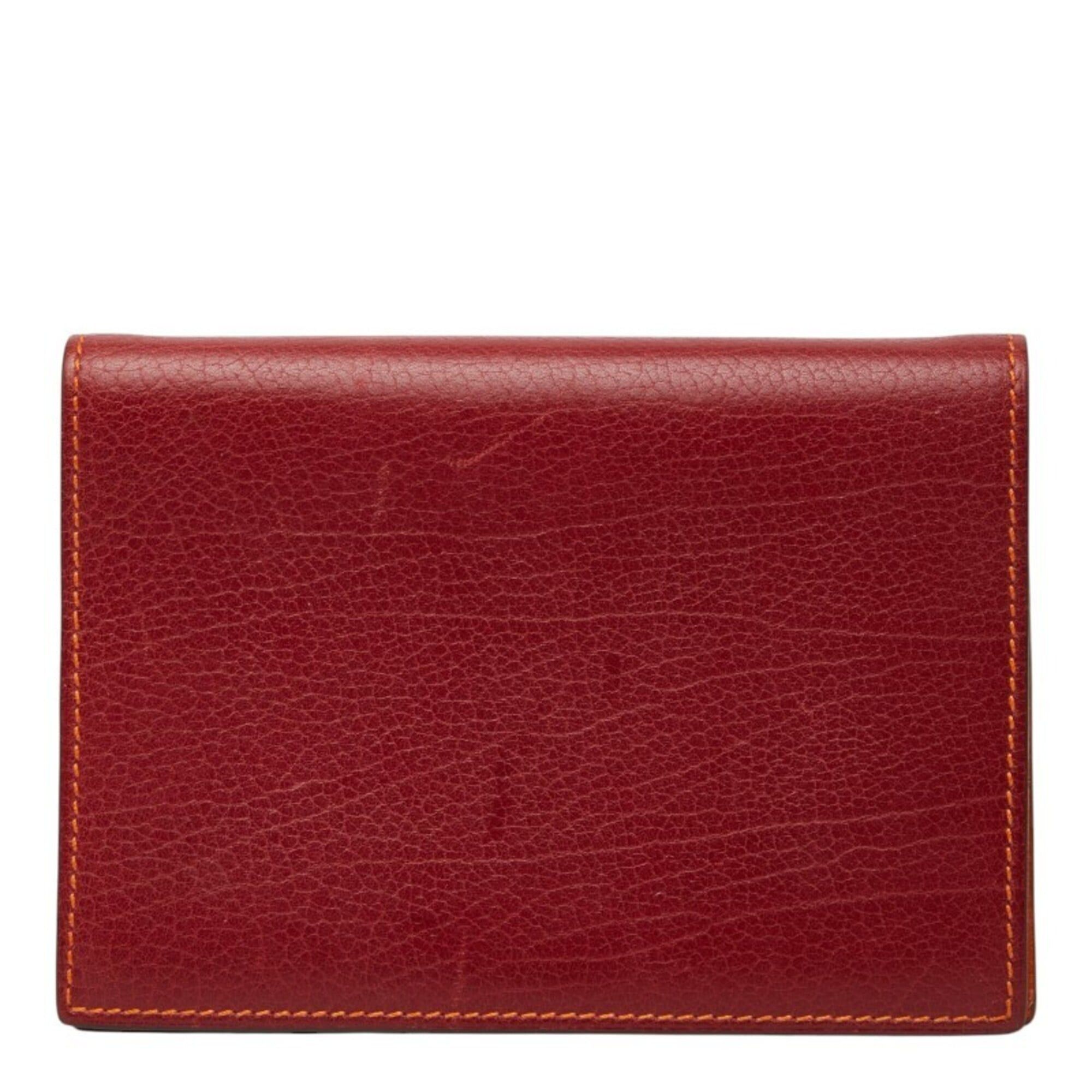 Hermes Hermes Agenda GM Notebook Cover, Red Leather, Women's Size ONE SIZE - 1 Thumbnail