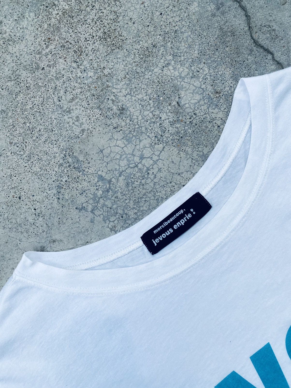 mercibeaucoup Vintage Issey Miyake Mercibeaucoup Spellout Tees Size US L / EU 52-54 / 3 - 4 Thumbnail