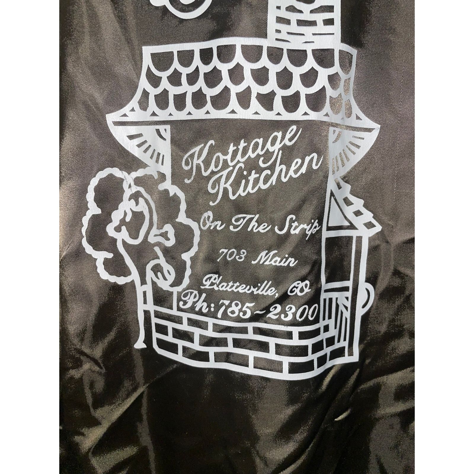Vintage Vintage Brown Nylon Bomber Jacket Kottage Kitchen VTG 80s L Size US L / EU 52-54 / 3 - 9 Thumbnail