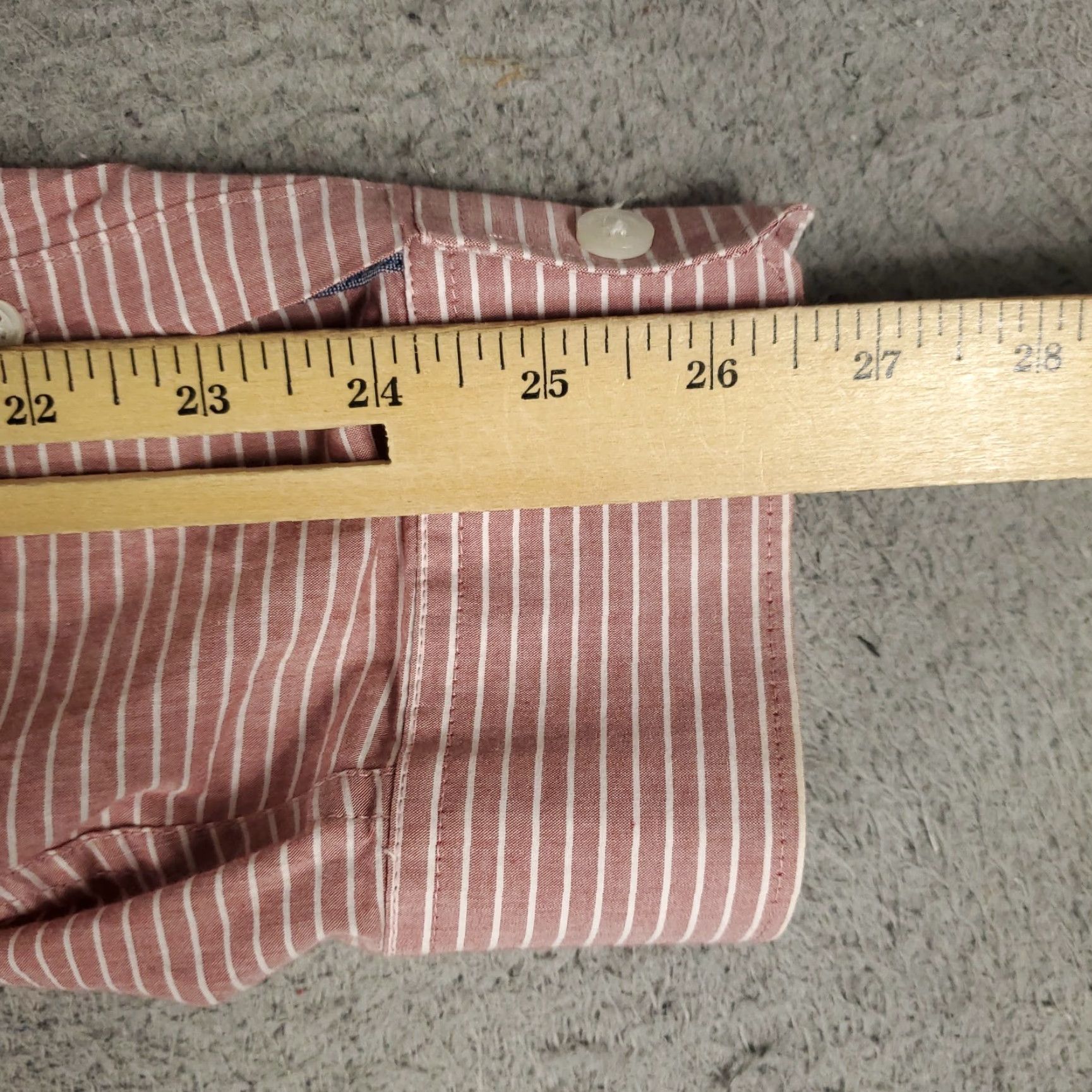 Original Penguin Original Penguin Shirt Mens 2XL Red Striped Button-Up Long Sleeve Casual Business Formal Workwear Button-Up Pocket Logo Cotton Woven Size US XXL / EU 58 / 5 - 6 Thumbnail