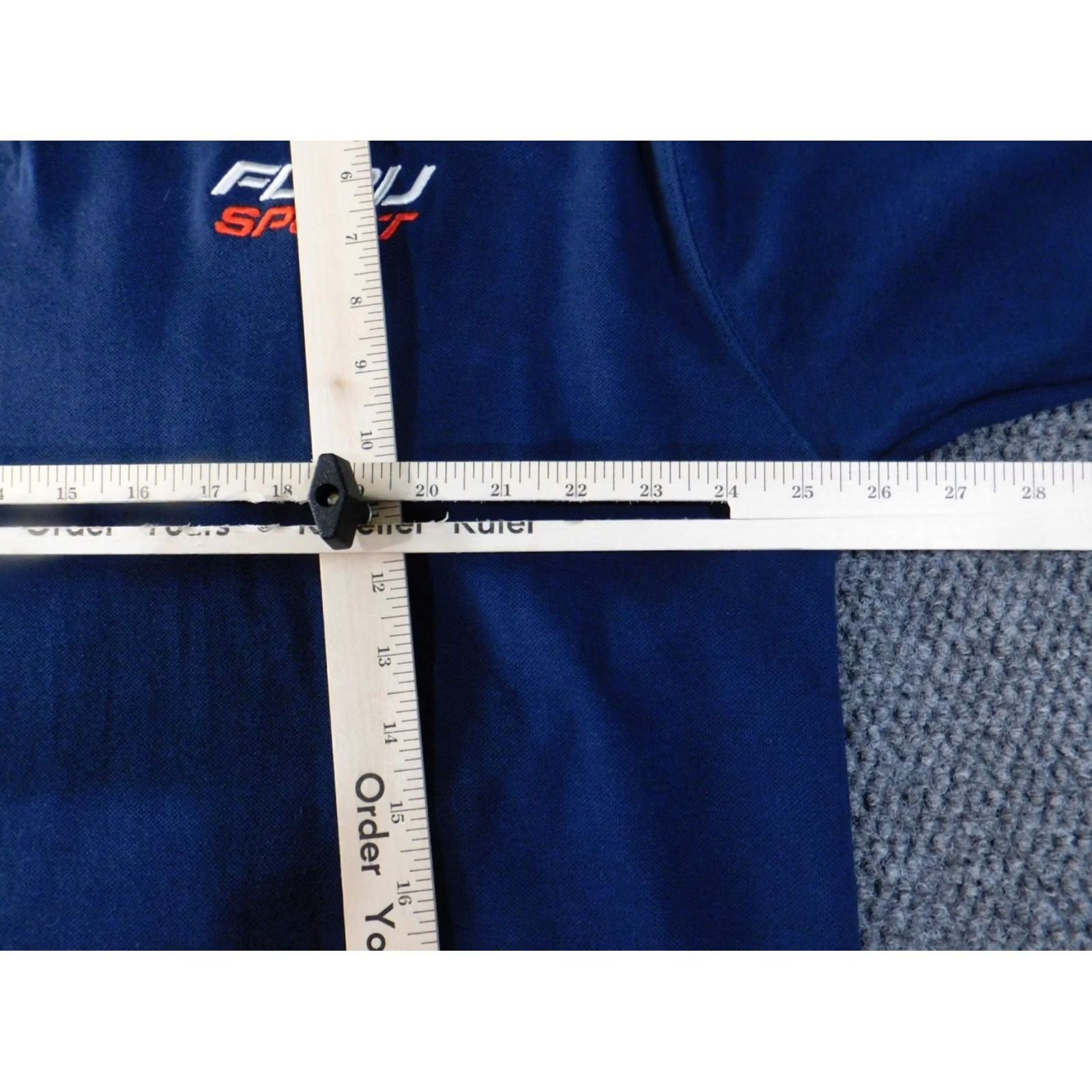 Fubu FUBU Polo Shirt Mens Large Blue Embroidered Knit Cotton Short Sleeve Classic 90s Hip Hop Vintage Style Retro Golf Size US L / EU 52-54 / 3 - 6 Thumbnail