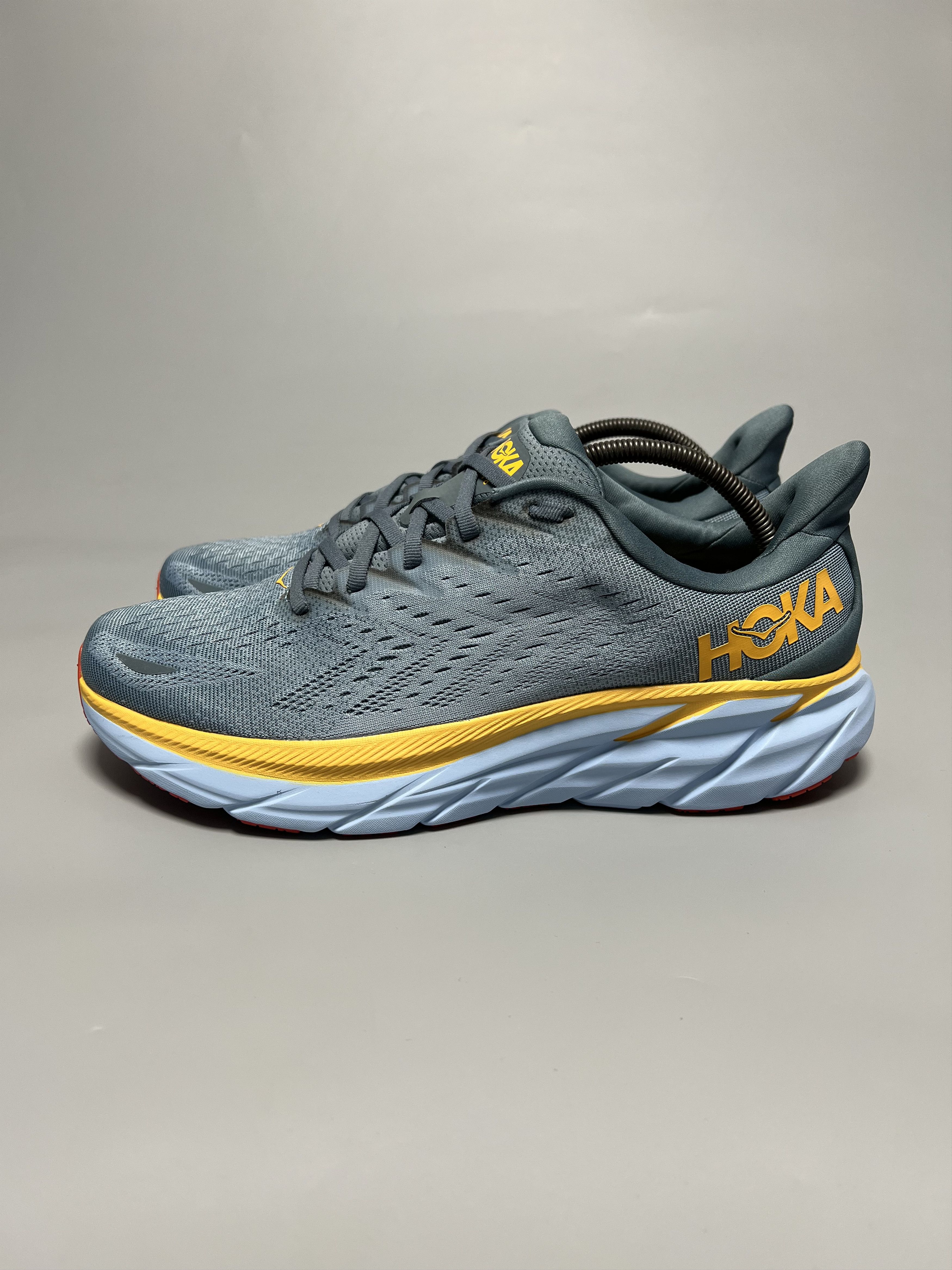 Hoka 12D Hoka One One Clifton 8 Men's Running Shoes Walking Gym Size US 12 / EU 45 - 2 Thumbnail