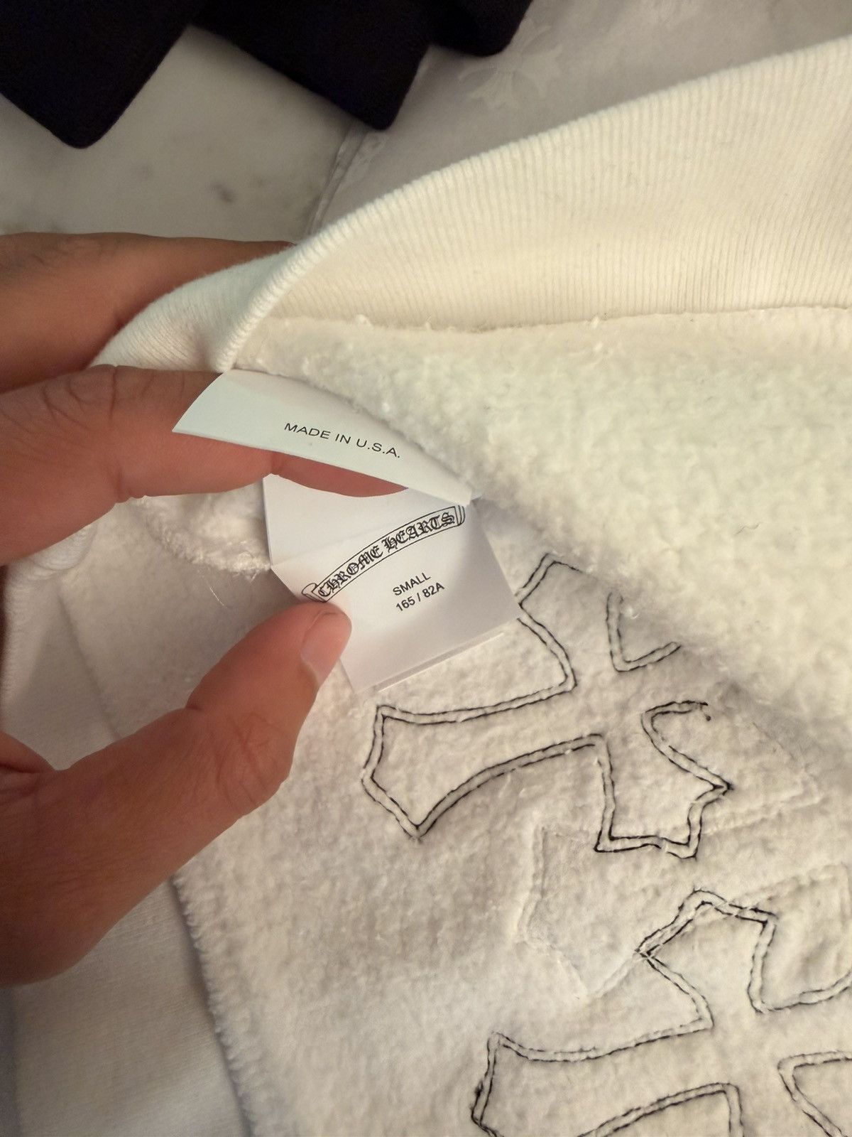 Chrome Hearts Crewneck 1/4 zip white patches Size US S / EU 44-46 / 1 - 10 Thumbnail