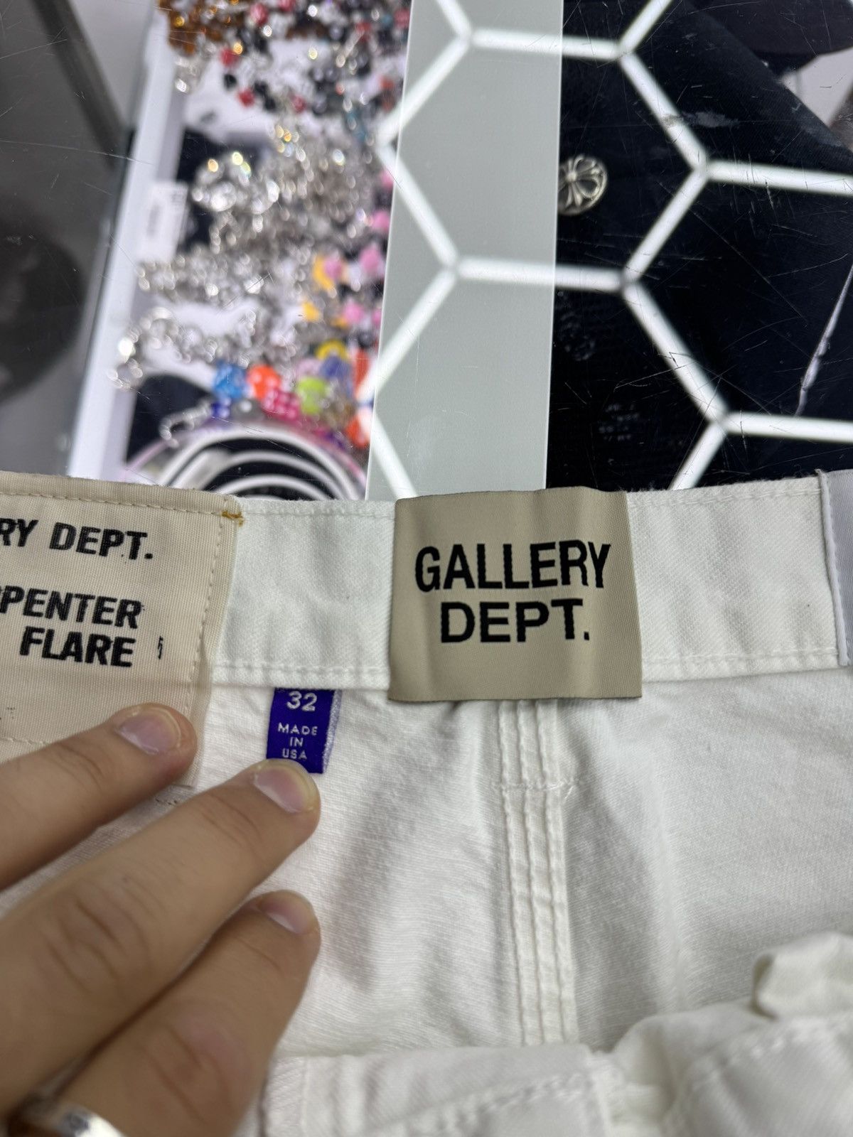 Gallery Dept. Gallery Dept LE BAR DÉ MUSIC DE LA GALERIE Painted Flares Size US 32 / EU 48 - 5 Thumbnail