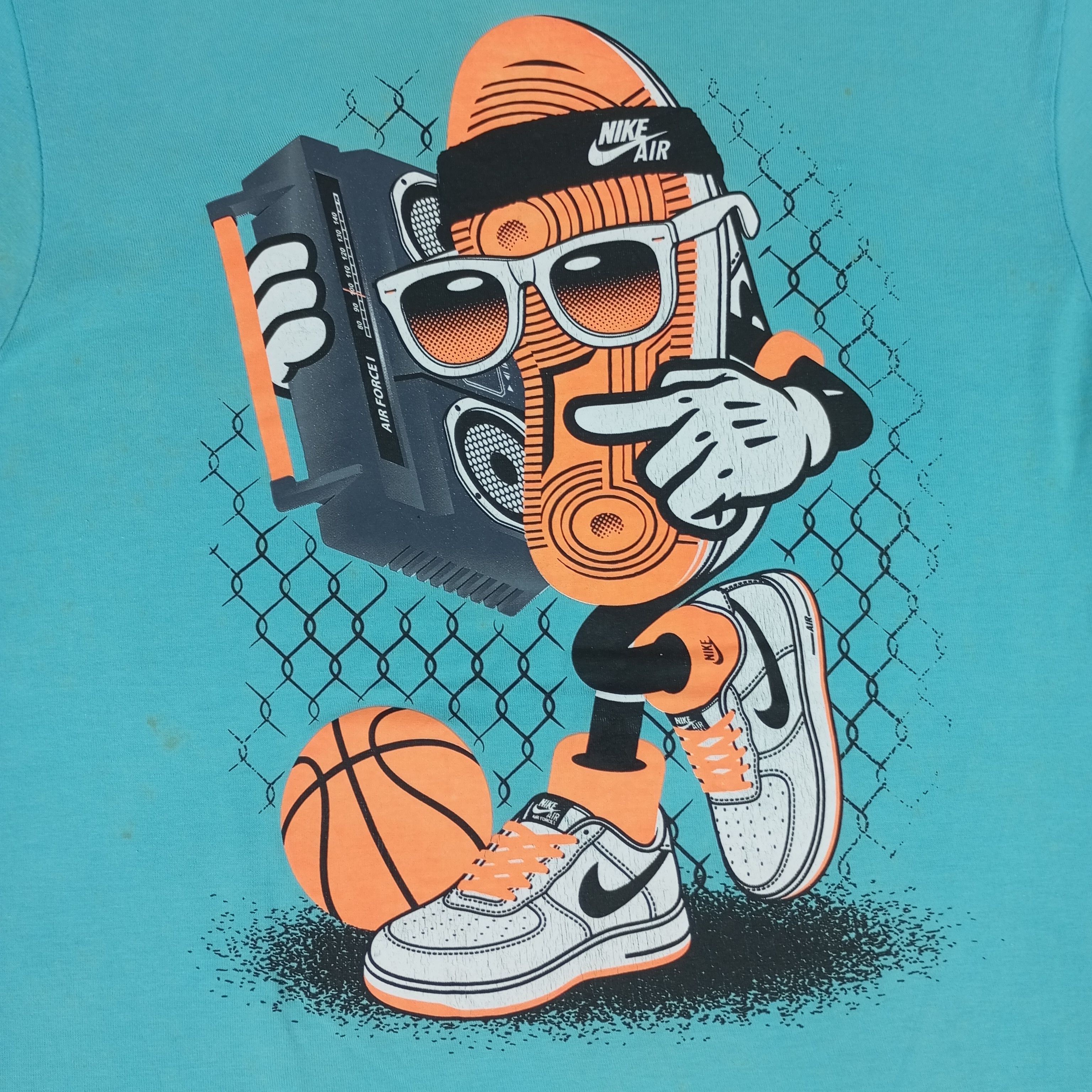 Nike × Vintage Nike Air Nice Design Streetwear Style Tshirt Size US M / EU 48-50 / 2 - 2 Thumbnail