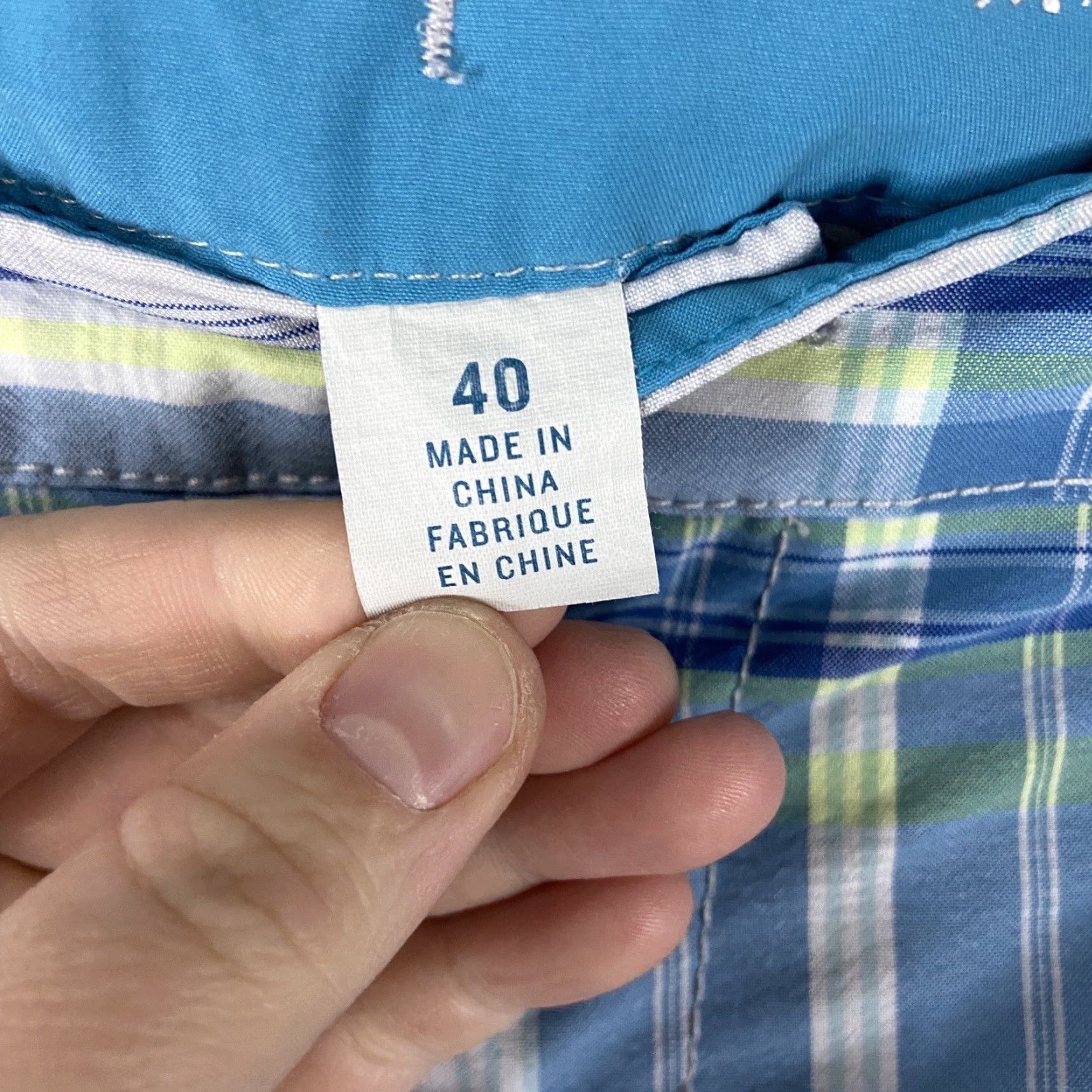 Tommy Bahama Tommy Bahama Shorts Chino Men 40 Blue Plaid Vintage? (if not vintage) Use: Tommy Bahama Blue Green Plaid Shorts Men 40 Blue Plaid Chino for Men Size US 40 / EU 56 - 6 Thumbnail