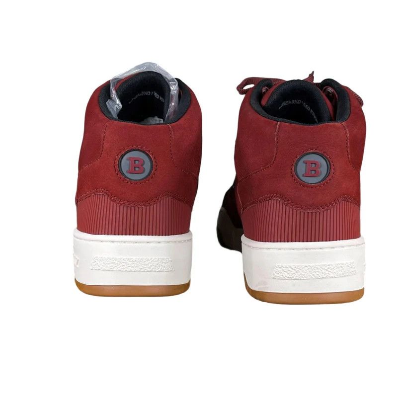 Bally o1y1224 Leather Hi-Top Sneakers in Dark Red Size US 7 / EU 40 - 4 Thumbnail
