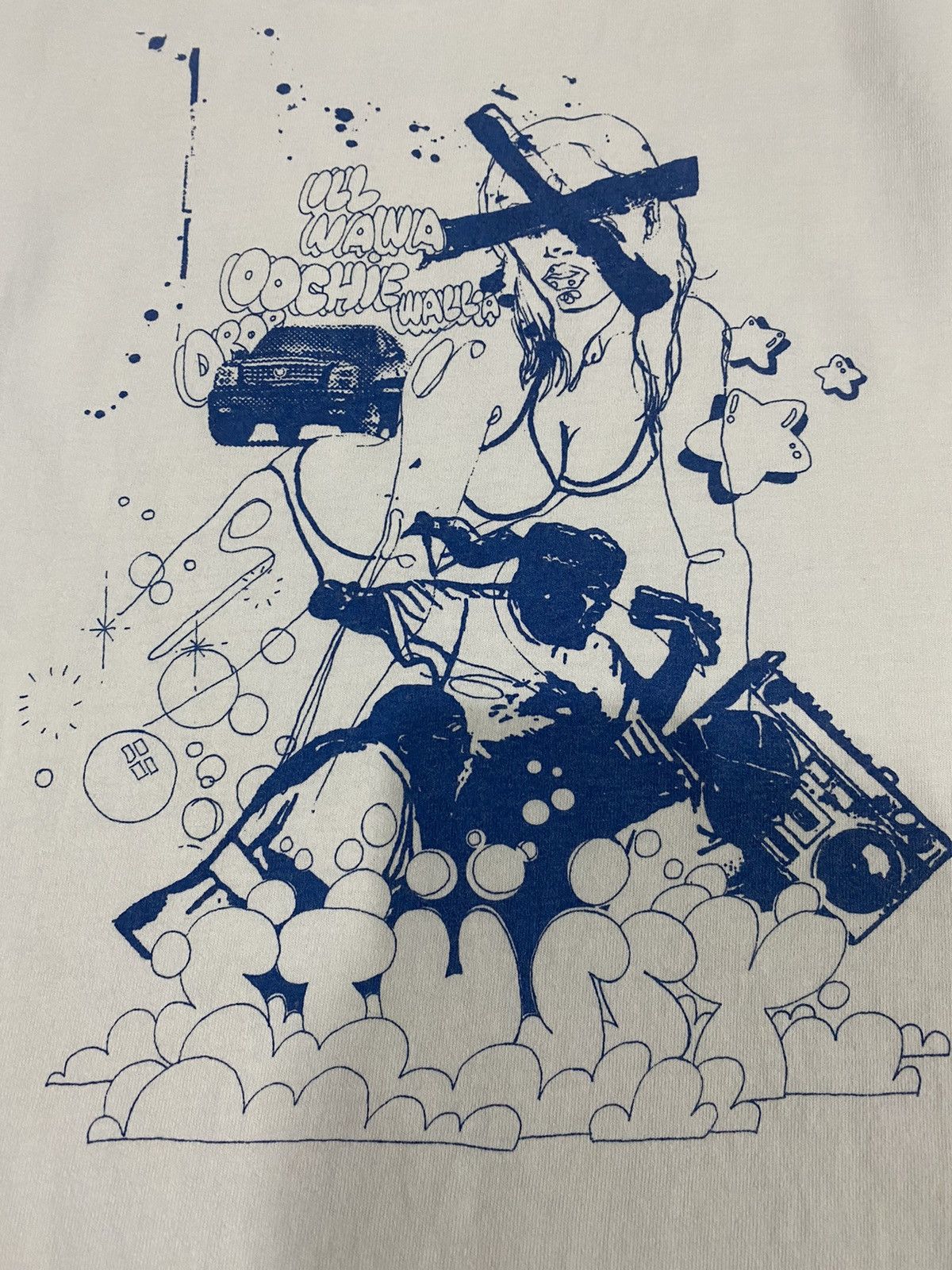 Stussy × Vintage vintage stussy ill nana oochie drop wall tshirt Size US L / EU 52-54 / 3 - 3 Thumbnail