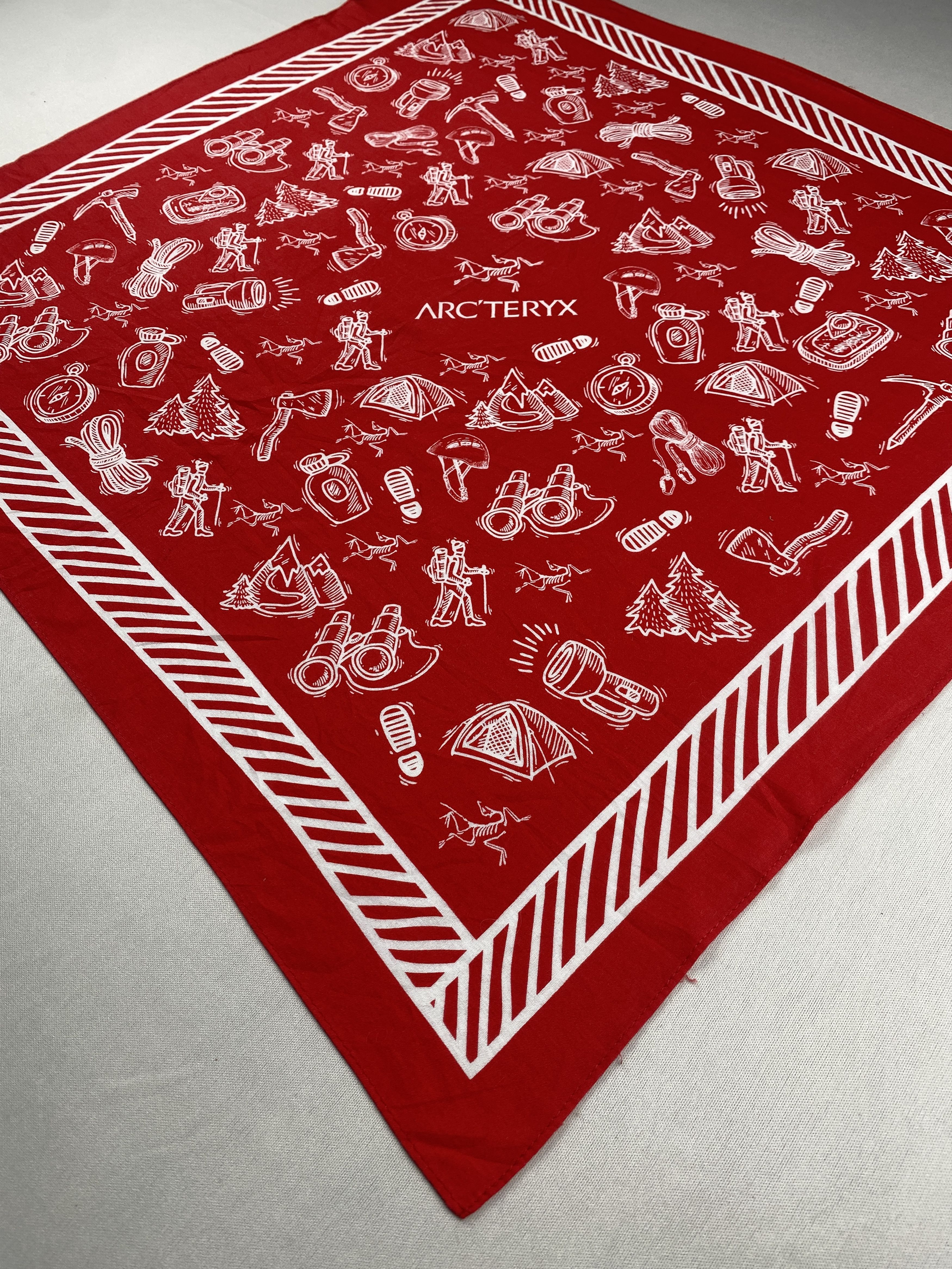 Arc'teryx Vintage Arc'teryx Handkerchief Pocket Square Bandana HM0026 Size ONE SIZE - 4 Thumbnail