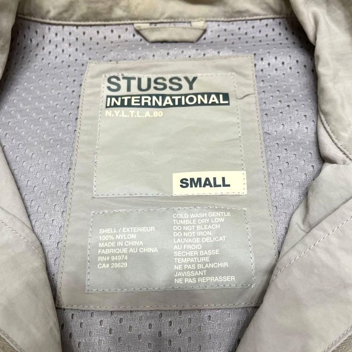 Vintage VINTAGE Old Stussy Jacket Nylon S Beige Y2K Military Streetwear Size US S / EU 44-46 / 1 - 5 Thumbnail