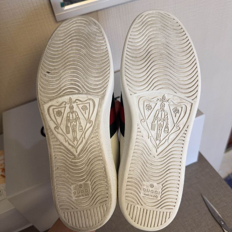 Other Gucci ACE Round Toe Fashion Sneakers for Men Size US 8 / EU 41 - 6 Thumbnail