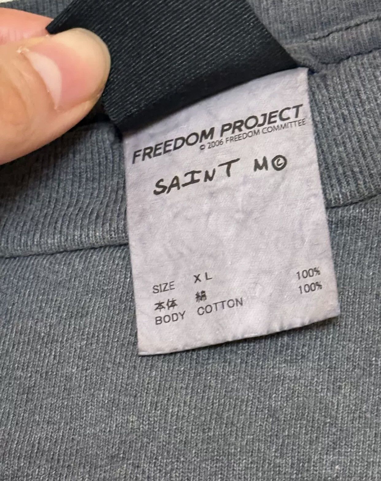 Saint Michael Saint Michael x freedom project shirt2412-Nextarrow Size US XL / EU 56 / 4 - 7 Thumbnail