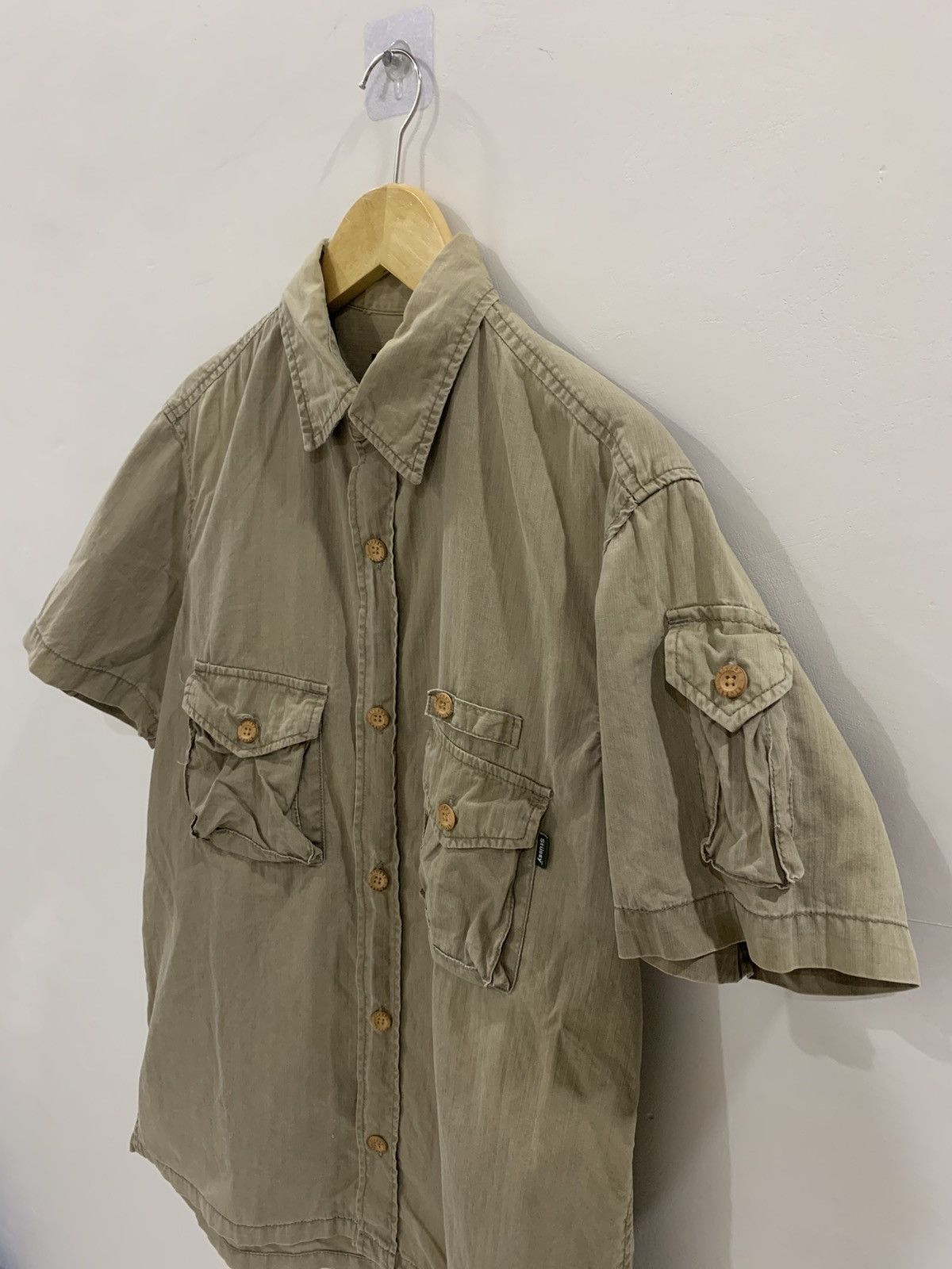Stussy Stussy Military Button Down Shirt Size US M / EU 48-50 / 2 - 2 Thumbnail