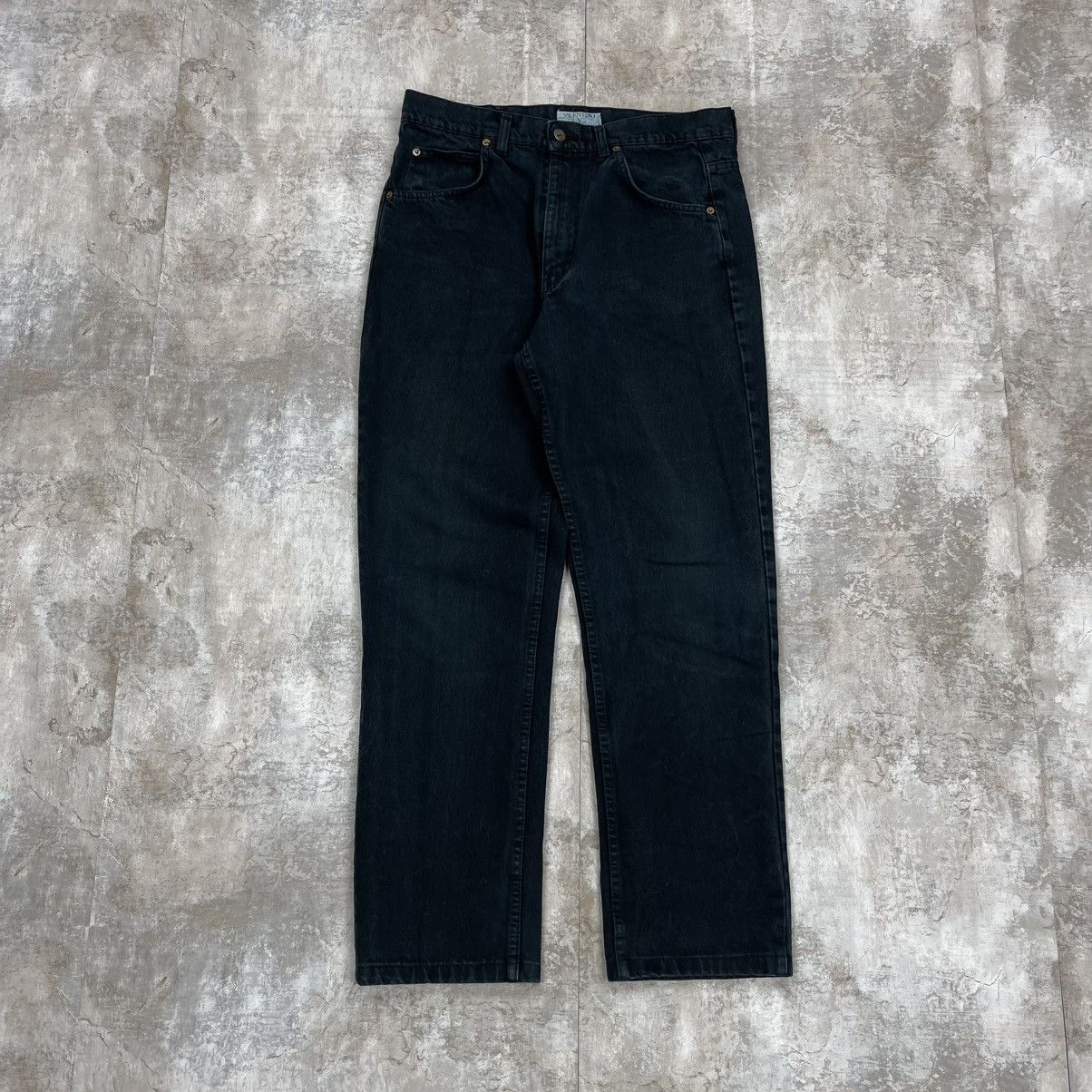 Valentino × Vintage VINTAGE VALENTINO DENIM JEANS WASHED BLACK Size US 38 / EU 54 - 6 Thumbnail
