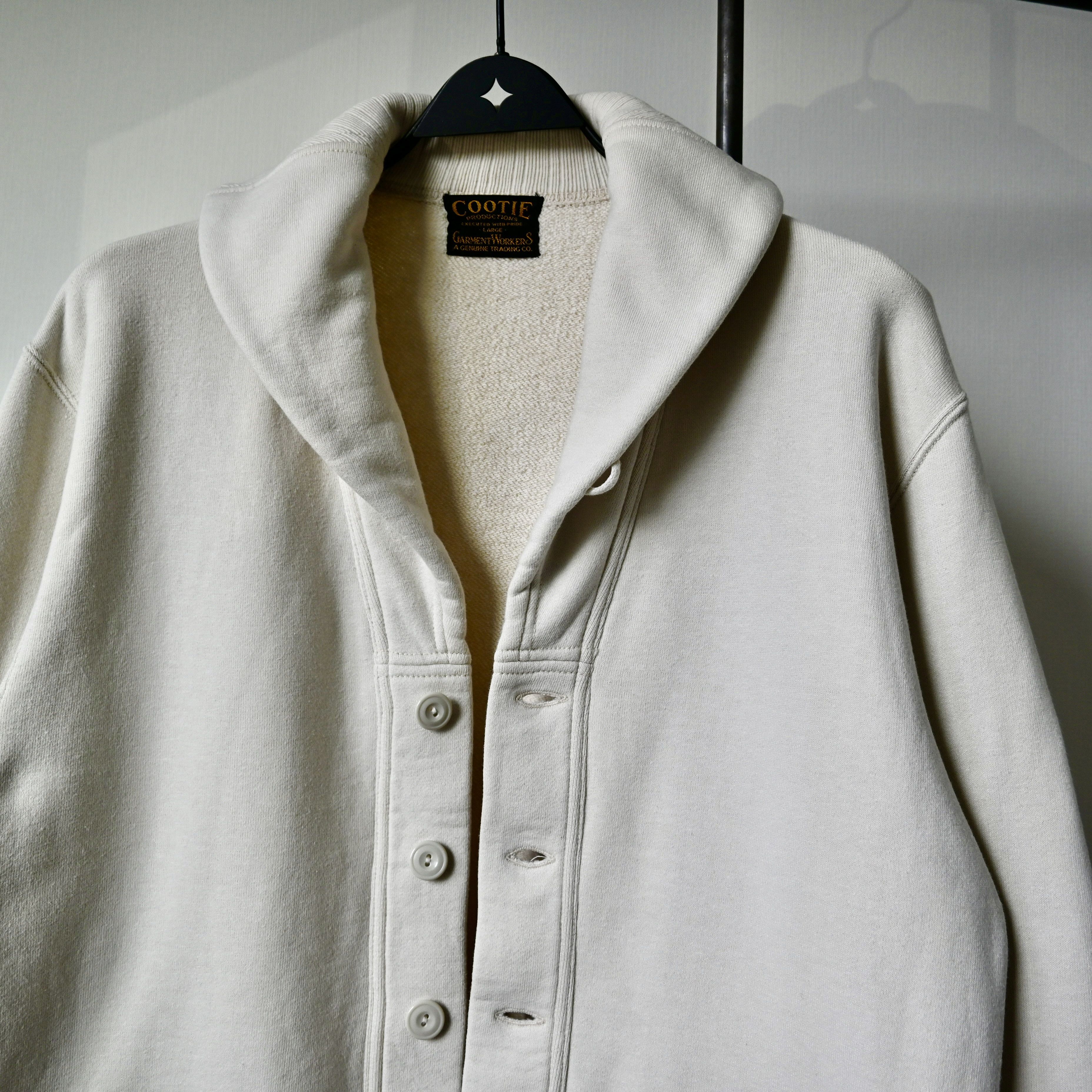Japanese Brand COOTIE PRODUCTIONS shawl collar sweat cardigan made in Japan Size US L / EU 52-54 / 3 - 10 Thumbnail