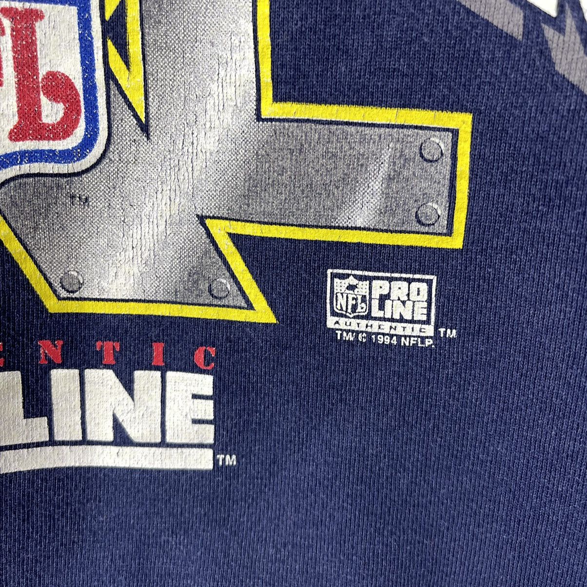 NFL 1994 Vintage CHARGERS Crew Neck Sweatshirt #1702/06 Size US XL / EU 56 / 4 - 3 Thumbnail