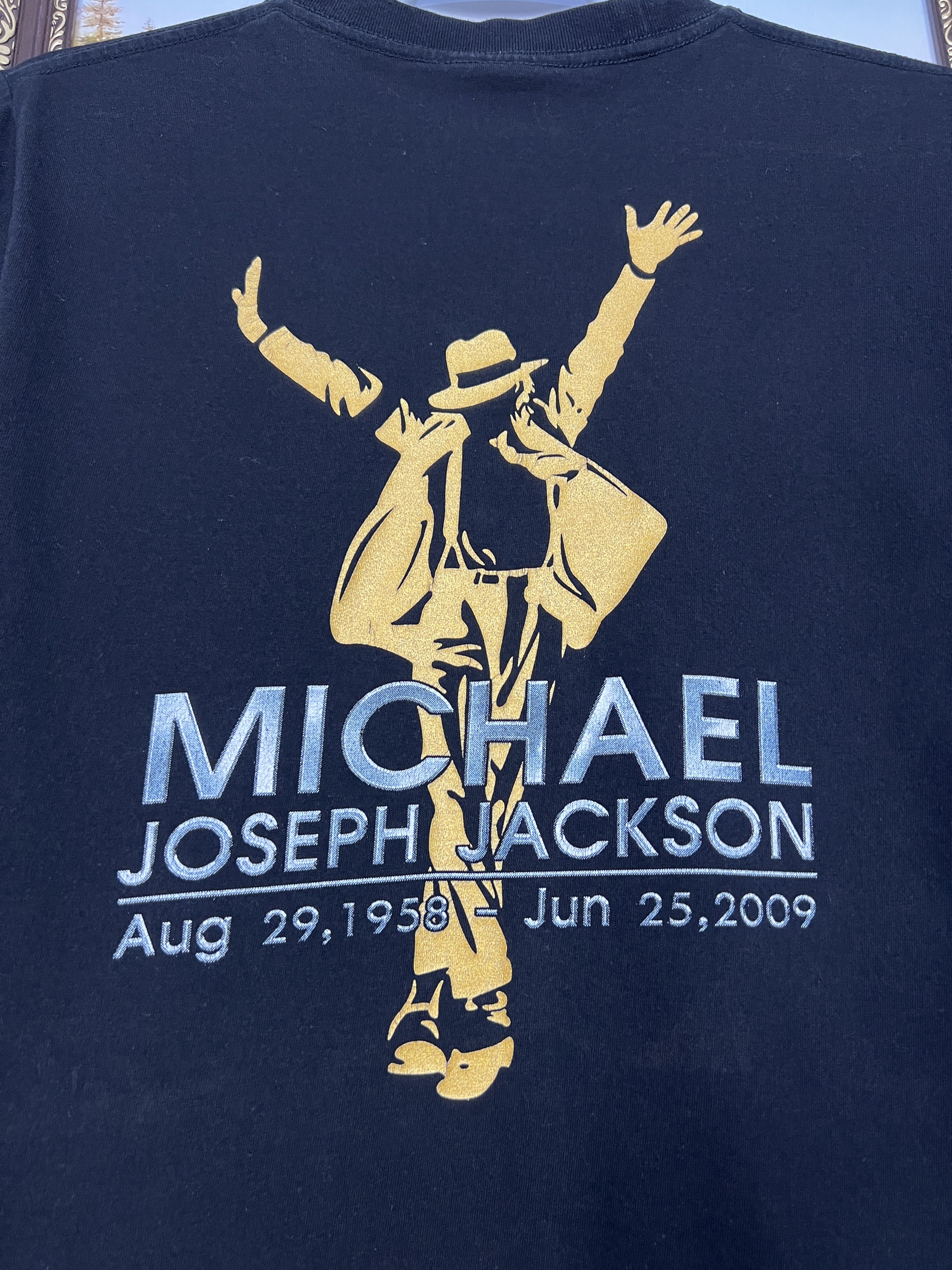 Vintage Vintage Michael Jackson Over Print Shirt You Are Not Alone Size US M / EU 48-50 / 2 - 10 Thumbnail