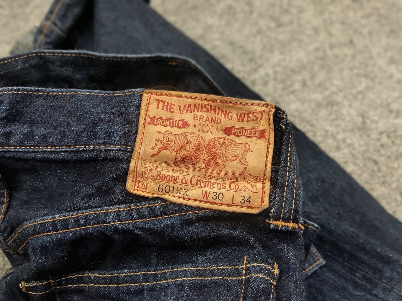 Freewheelers Vintage Freewheelers The Vanishing West 601xx Denim Jeans Size US 30 / EU 46 - 13 Thumbnail