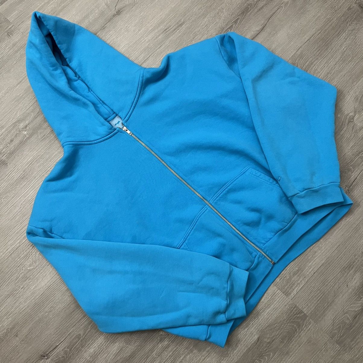 SKYLRK SKYLRK Zip Blue Hoodie | Grailed
